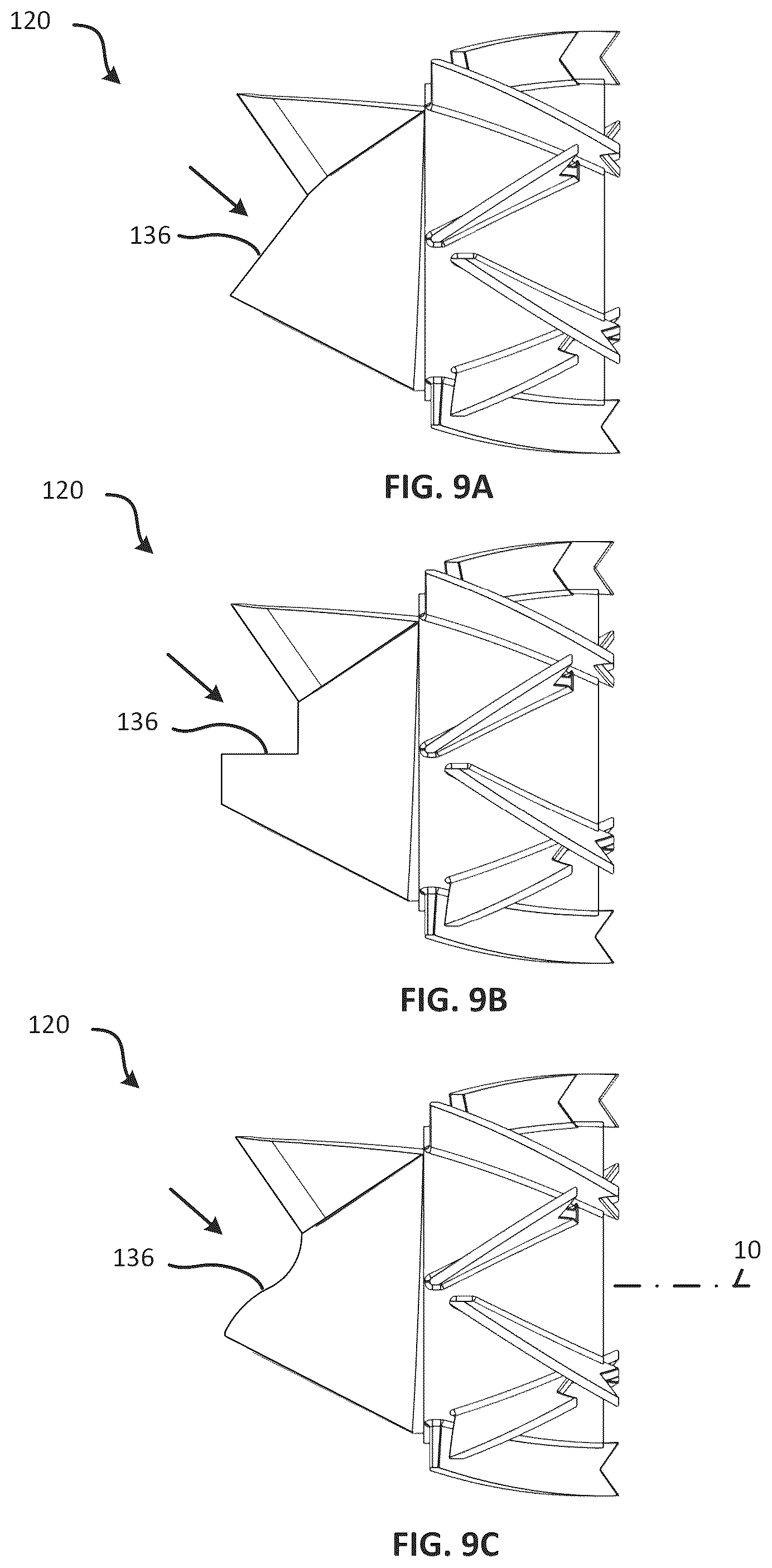 Patent US12460888 Figure 8 – Suppressor with gas cross flow and reduced back pressure