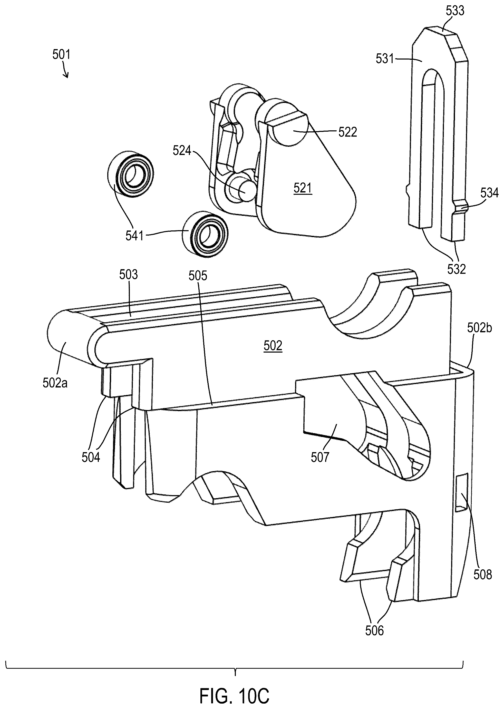Patent US12460890 Figure 16 – Simulated trigger assemblies