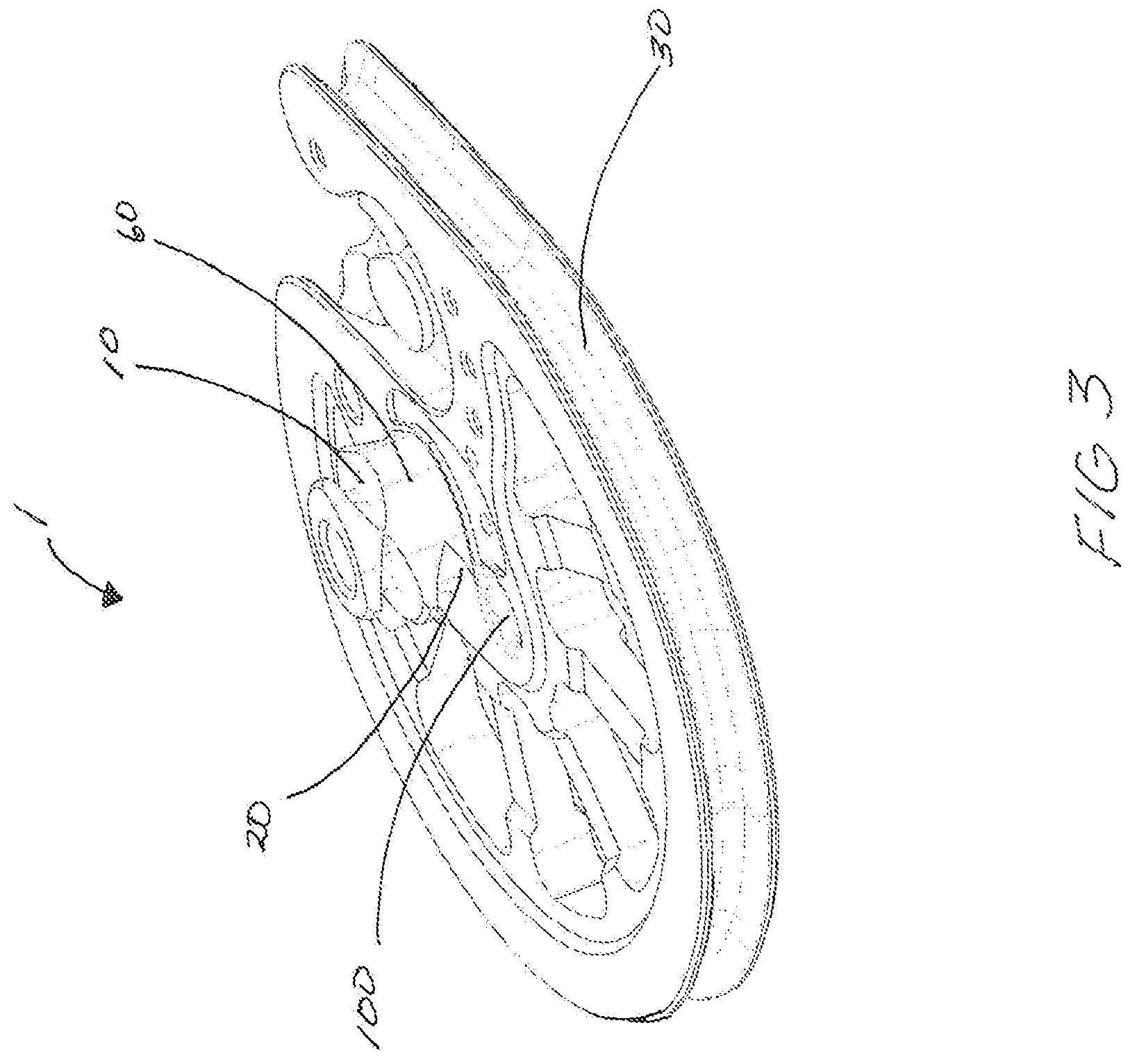 Patent US12460891 Figure 3 – Bow cam having unique cable journals