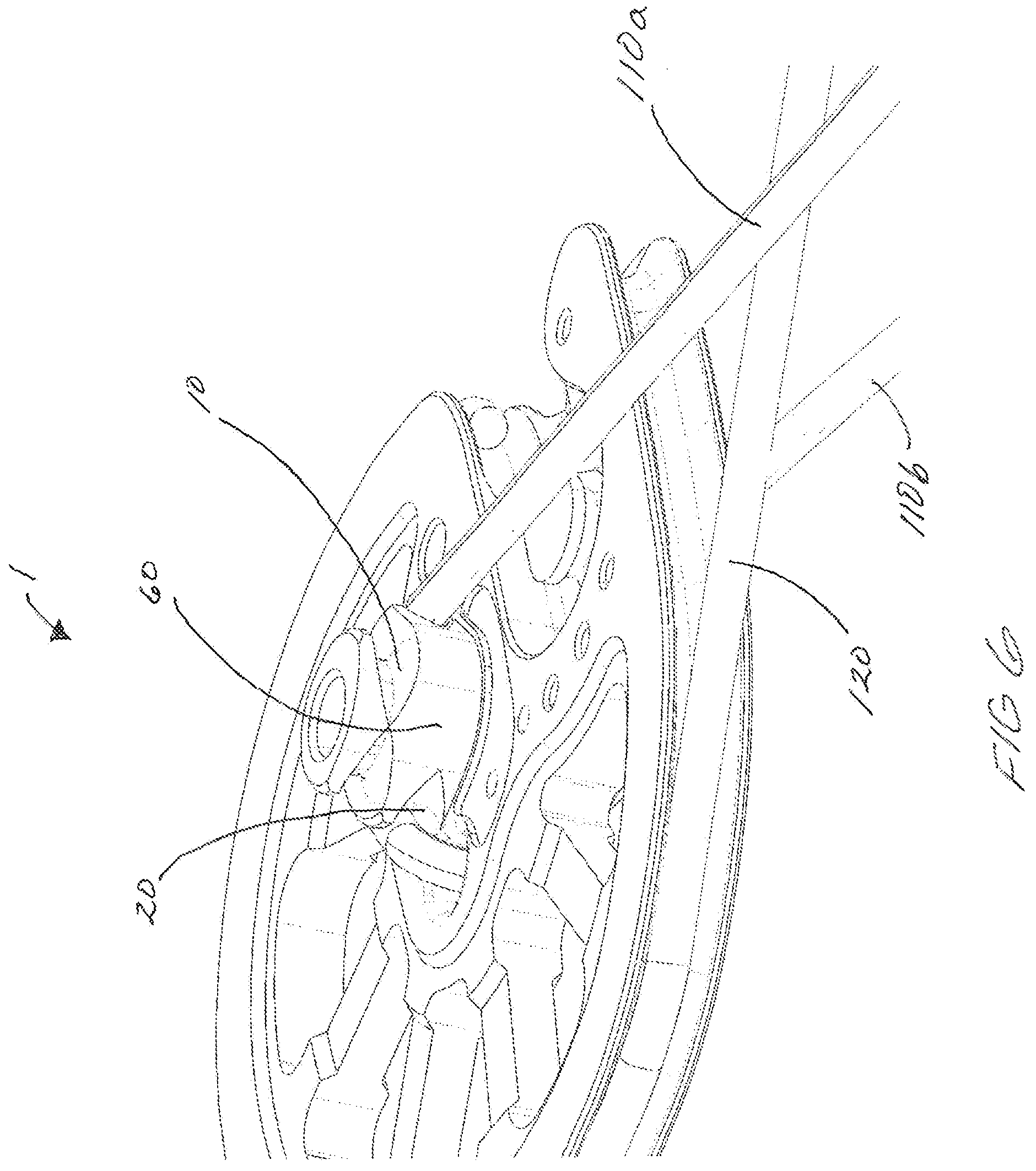 Patent US12460891 Figure 6 – Bow cam having unique cable journals