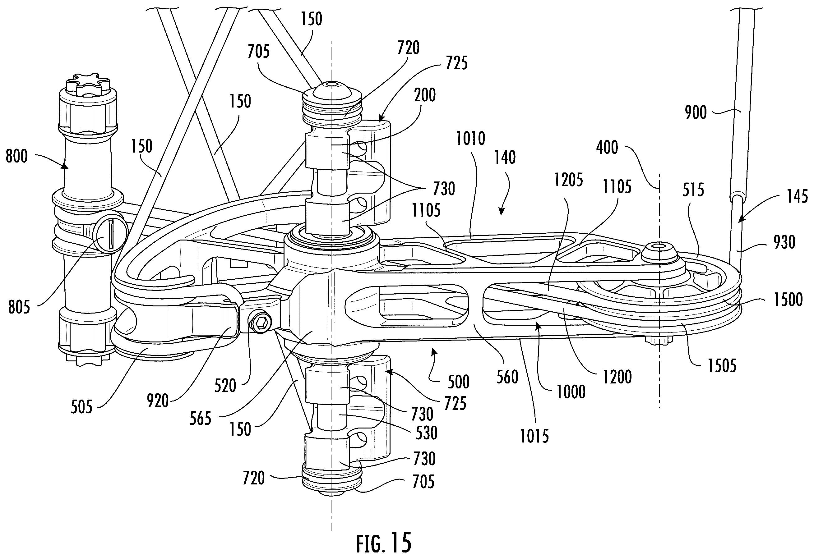 Patent US12460894 Figure 19 – Crossbow with cocking mechanism