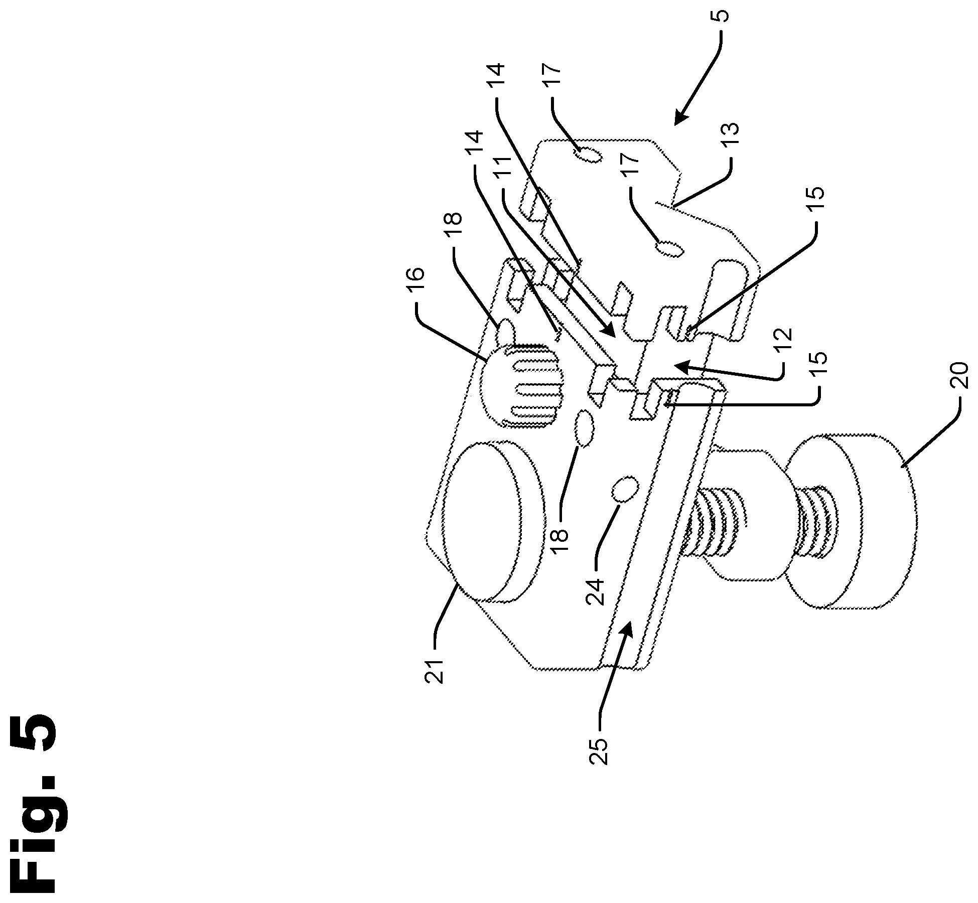 Patent US12460895 Figure 5 – Device for measuring arrow location at rest