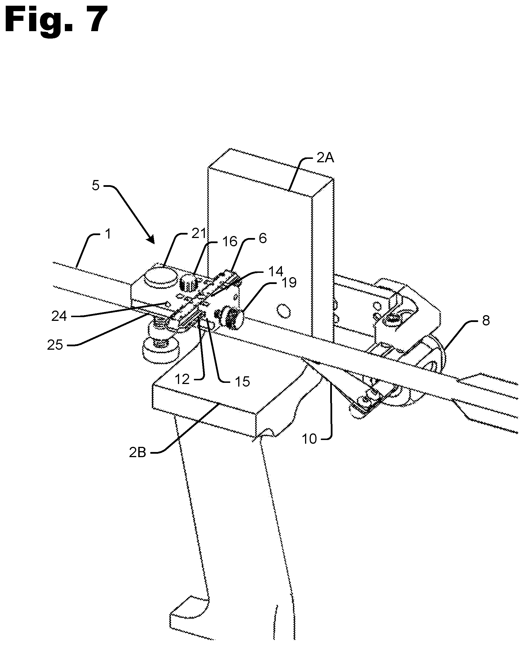 Patent US12460895 Figure 7 – Device for measuring arrow location at rest