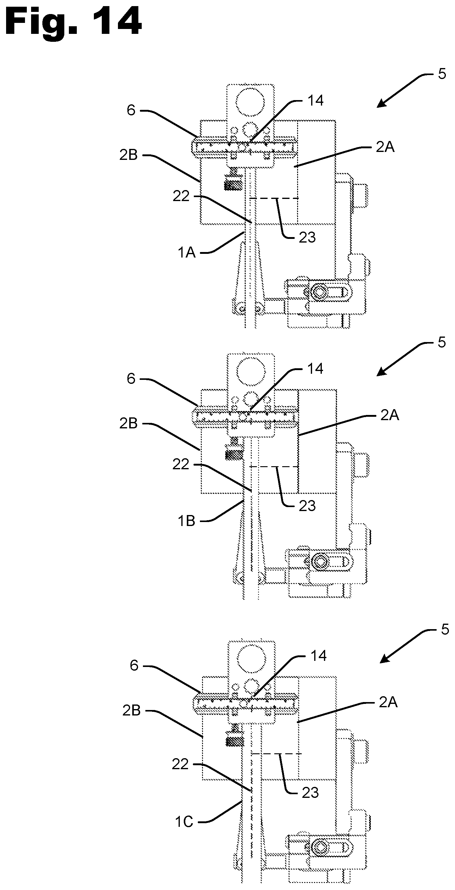 Patent US12460895 Figure 14 – Device for measuring arrow location at rest