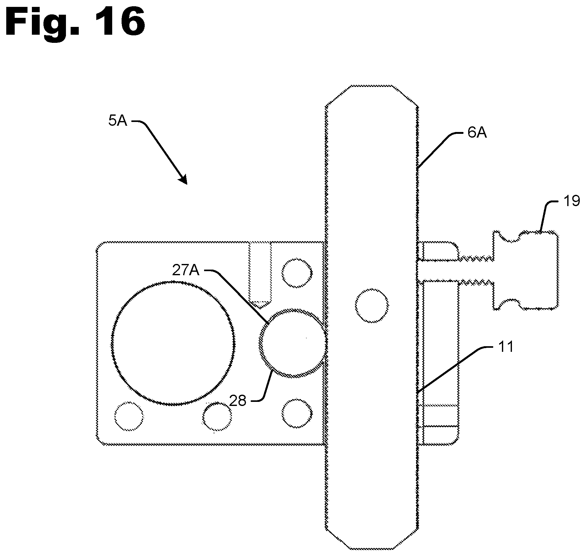 Patent US12460895 Figure 16 – Device for measuring arrow location at rest