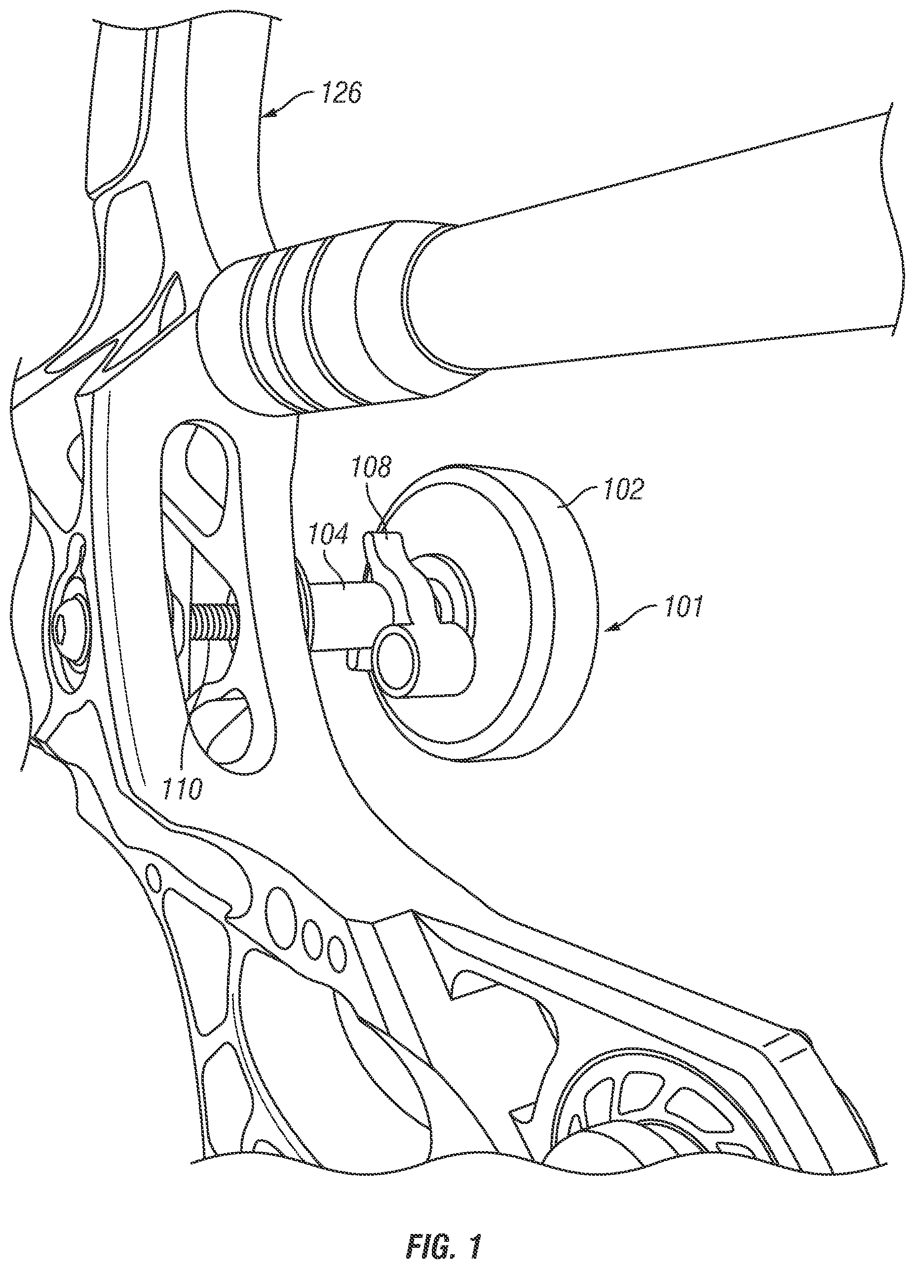 Patent US12460896 Figure 1 – Apparatus and system for carrying outdoor equipment