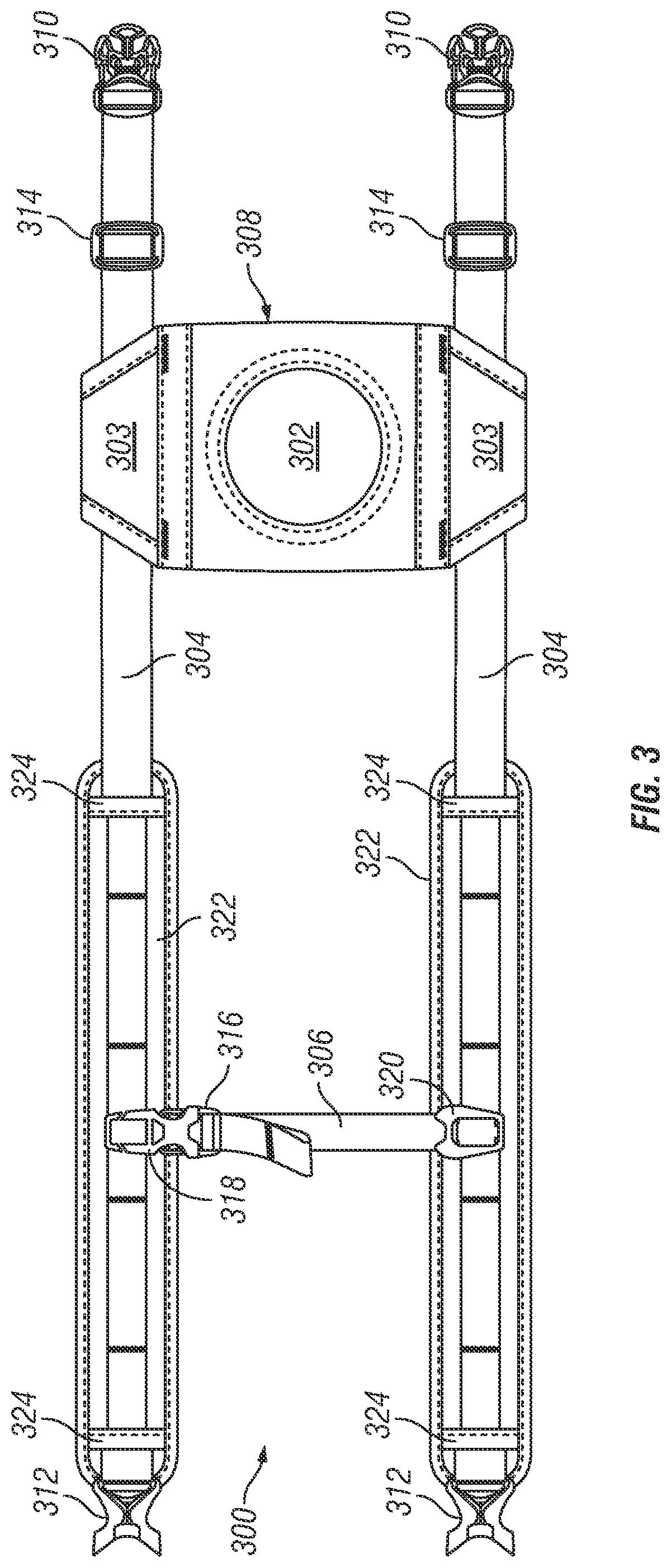 Patent US12460896 Figure 5 – Apparatus and system for carrying outdoor equipment