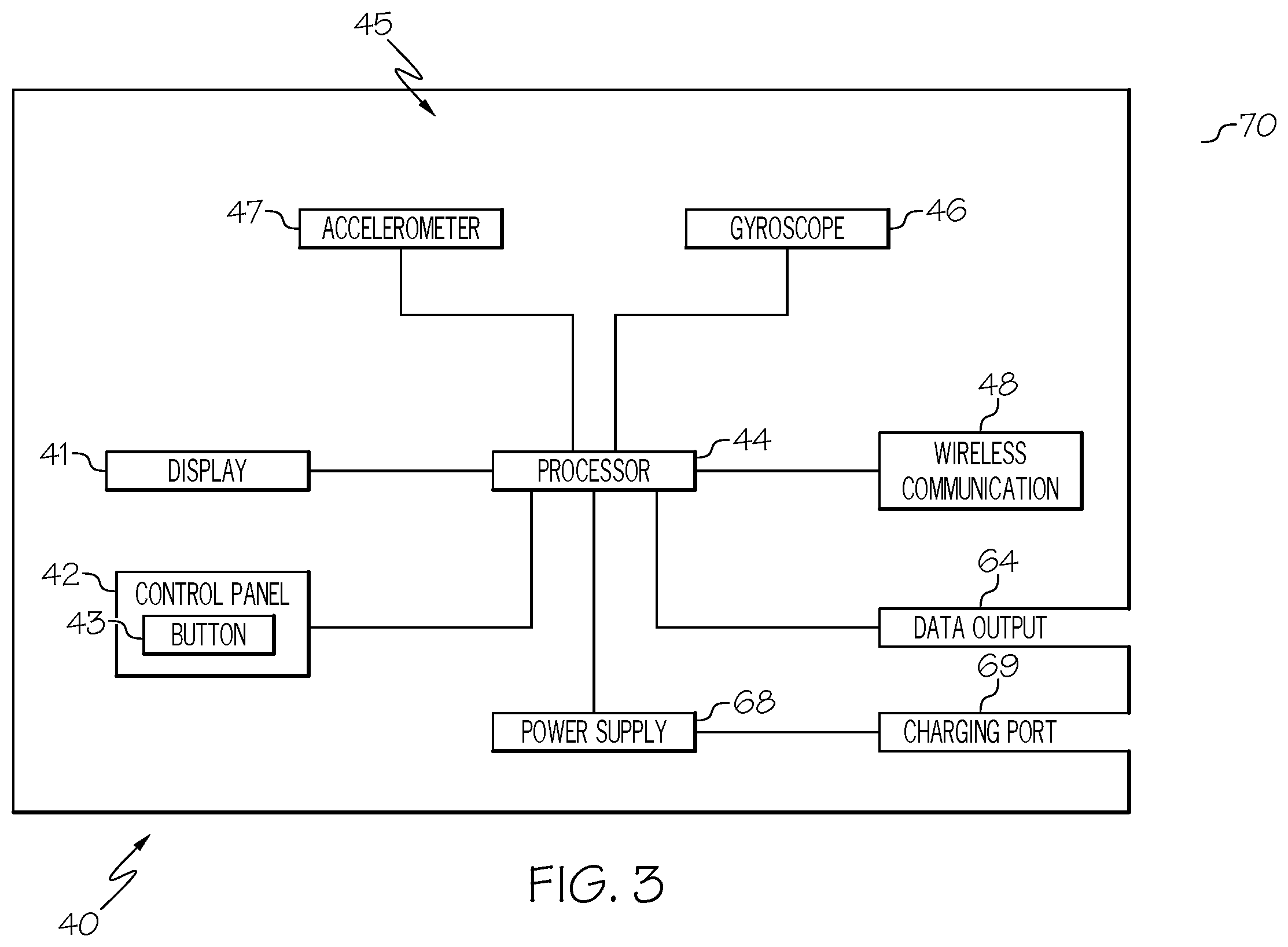 Patent US12460897 Figure 3 – Archery bow with conditional data analysis