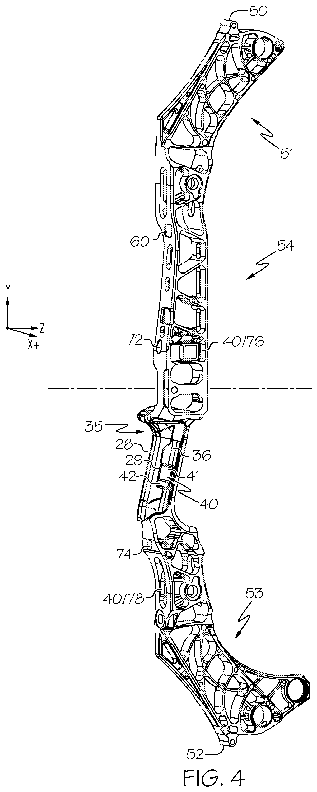 Patent US12460897 Figure 4 – Archery bow with conditional data analysis