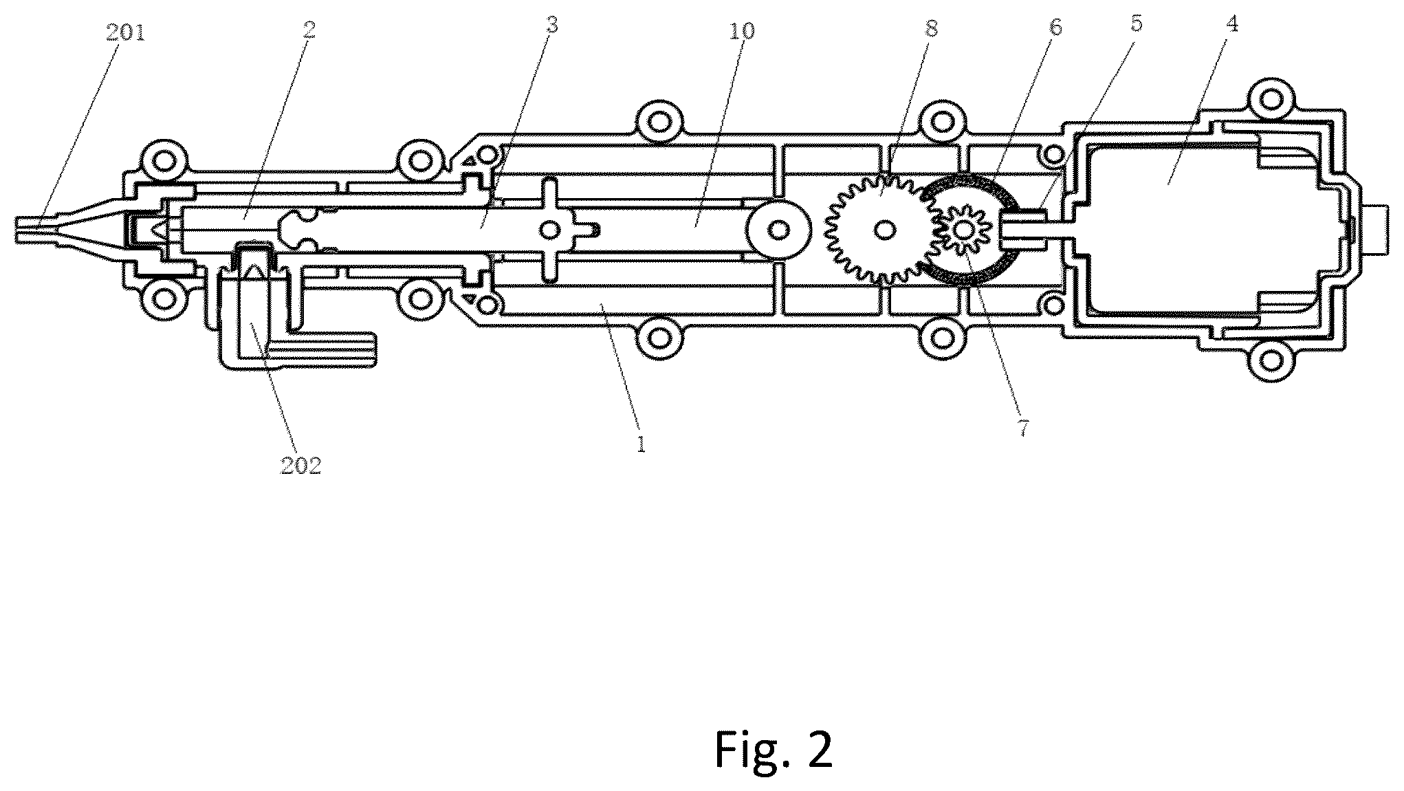 Patent US12460898 Figure 2 – Water spray structure of a continuous shooting toy water gun