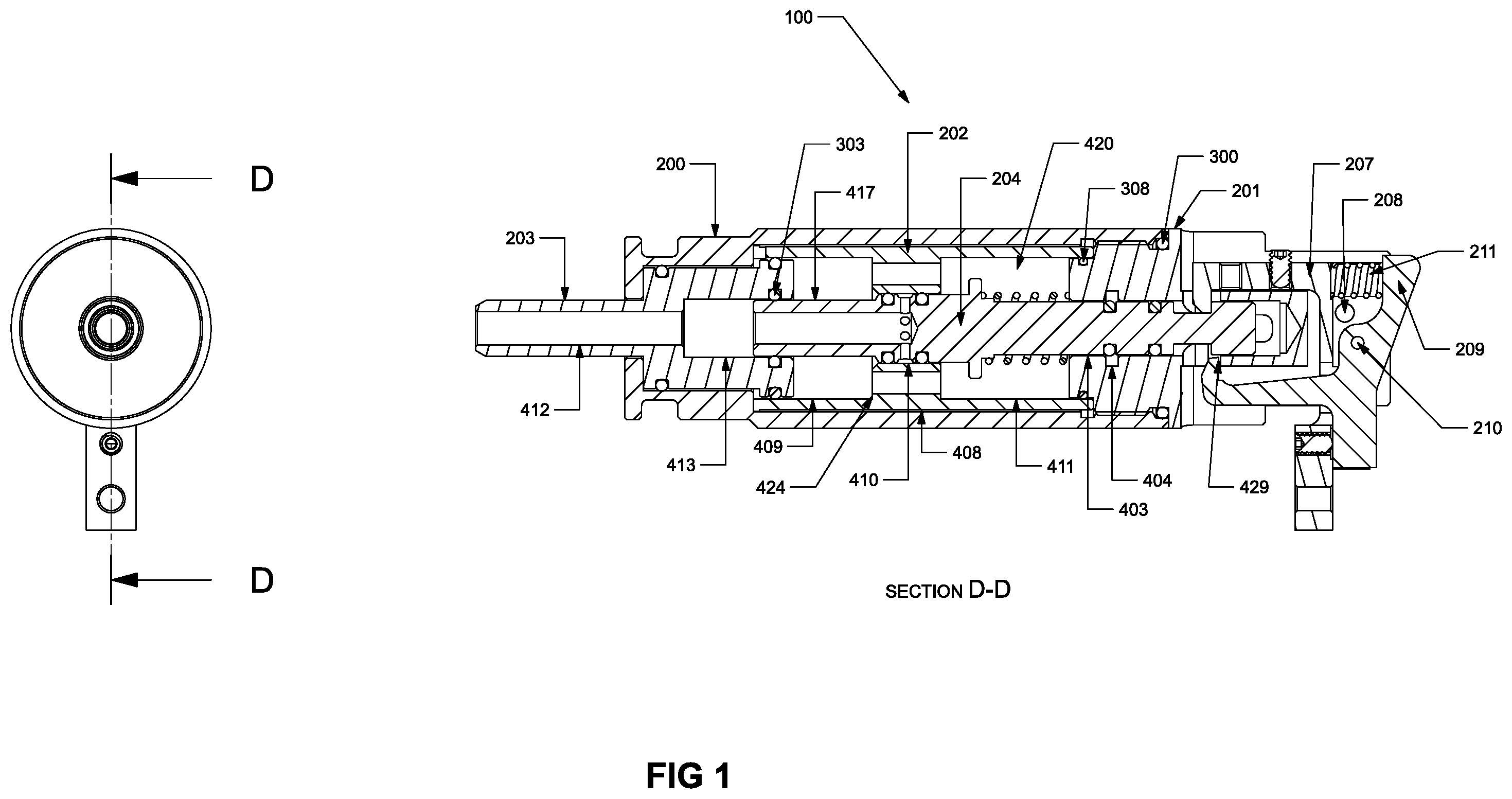 Patent US12460899 Figure 1 – Pneumatic projectile launching system