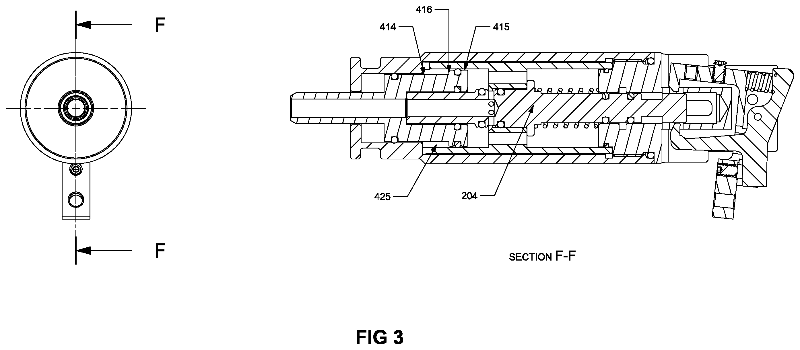 Patent US12460899 Figure 3 – Pneumatic projectile launching system