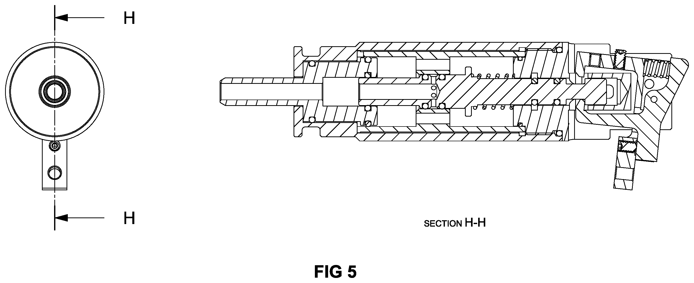 Patent US12460899 Figure 5 – Pneumatic projectile launching system