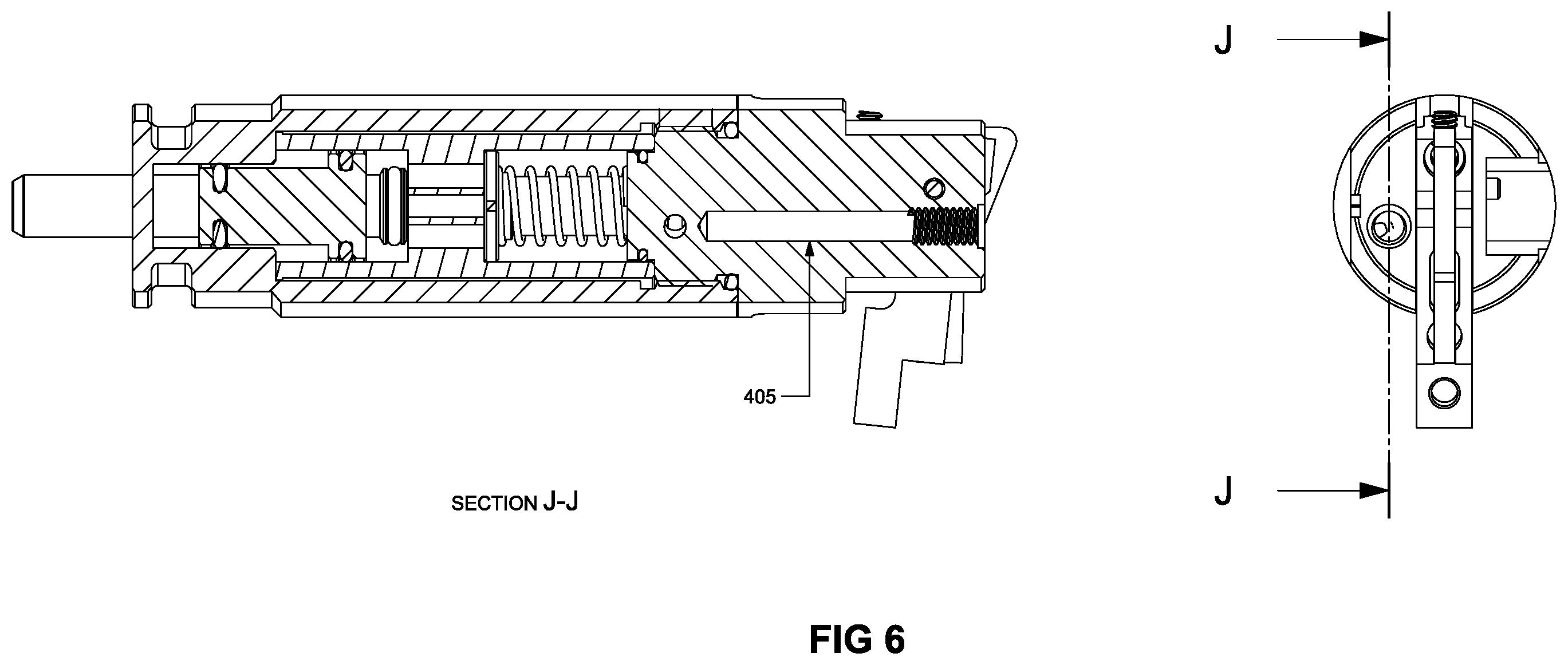Patent US12460899 Figure 6 – Pneumatic projectile launching system