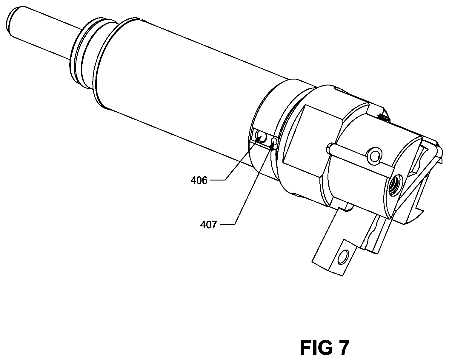 Patent US12460899 Figure 7 – Pneumatic projectile launching system