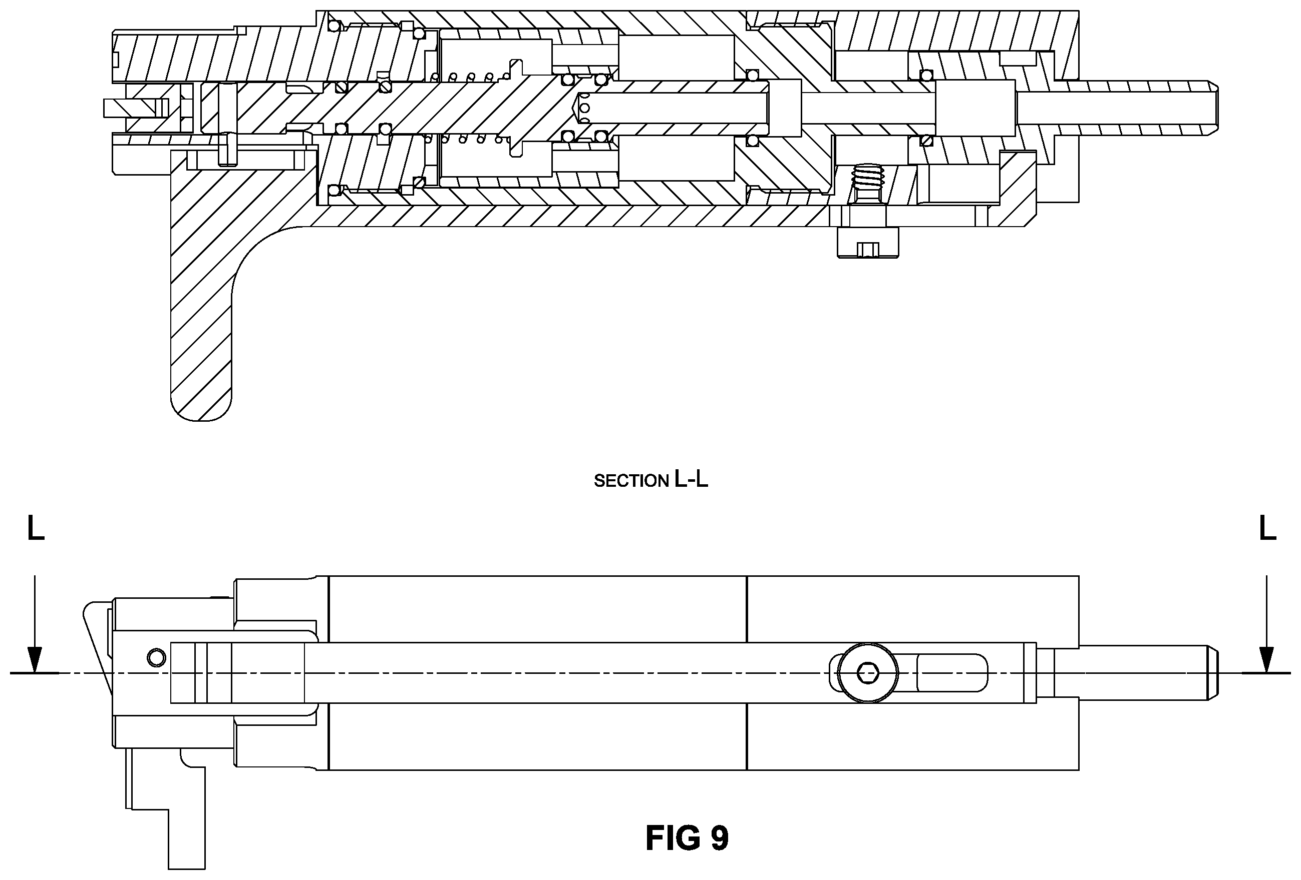 Patent US12460899 Figure 9 – Pneumatic projectile launching system