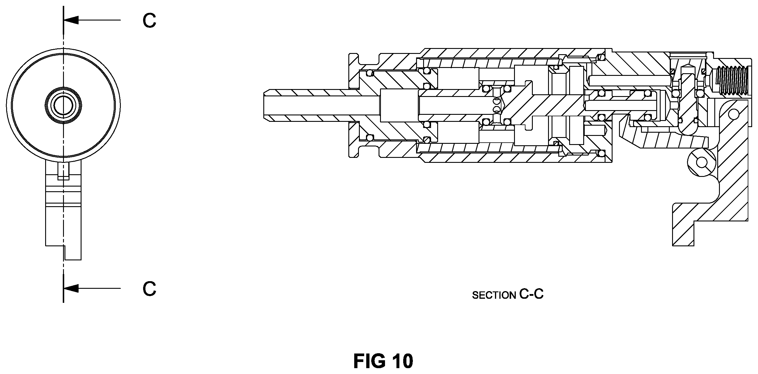 Patent US12460899 Figure 10 – Pneumatic projectile launching system