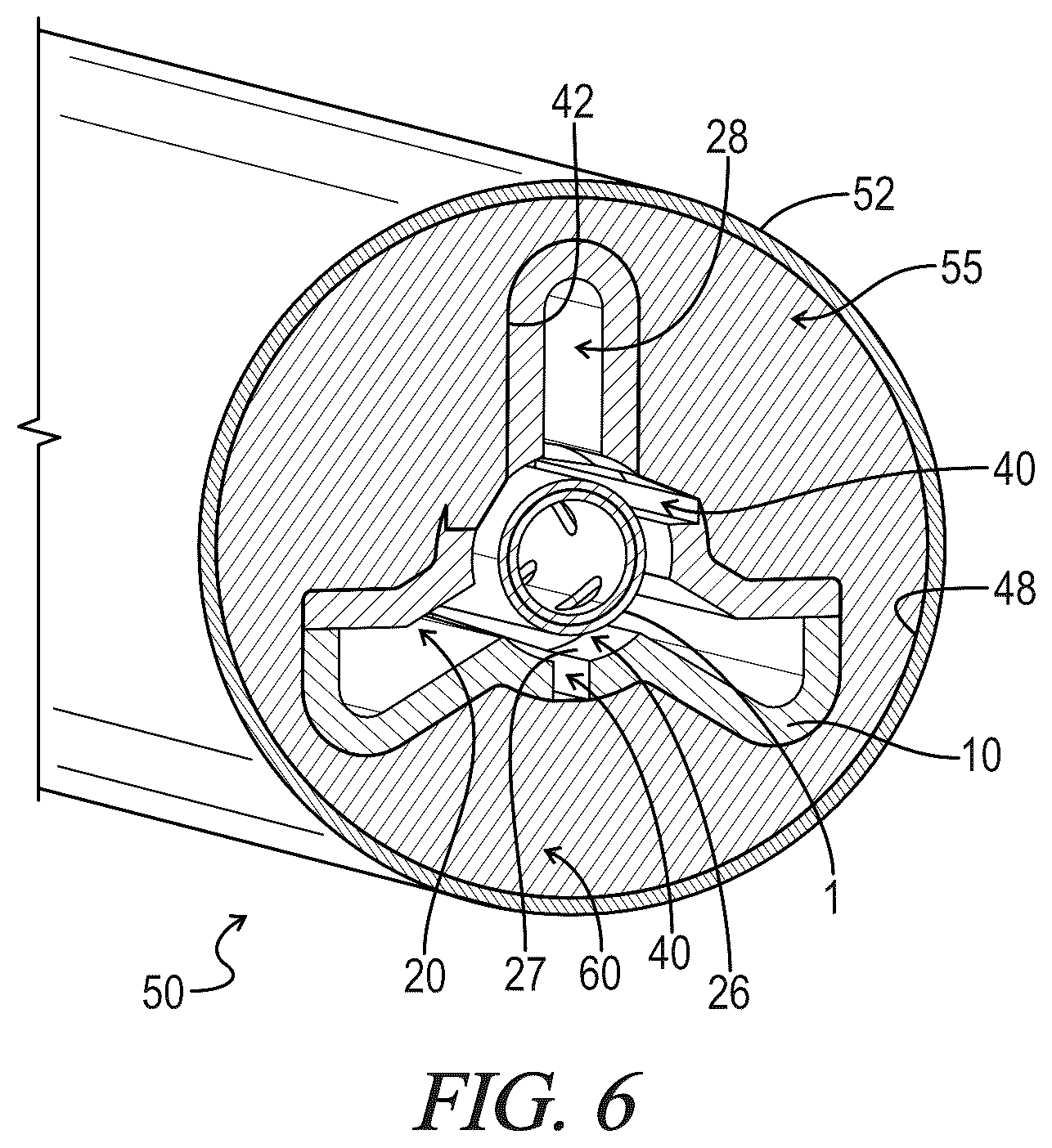 Patent US12460900 Figure 6 – Arrow stabilizer for archery airguns