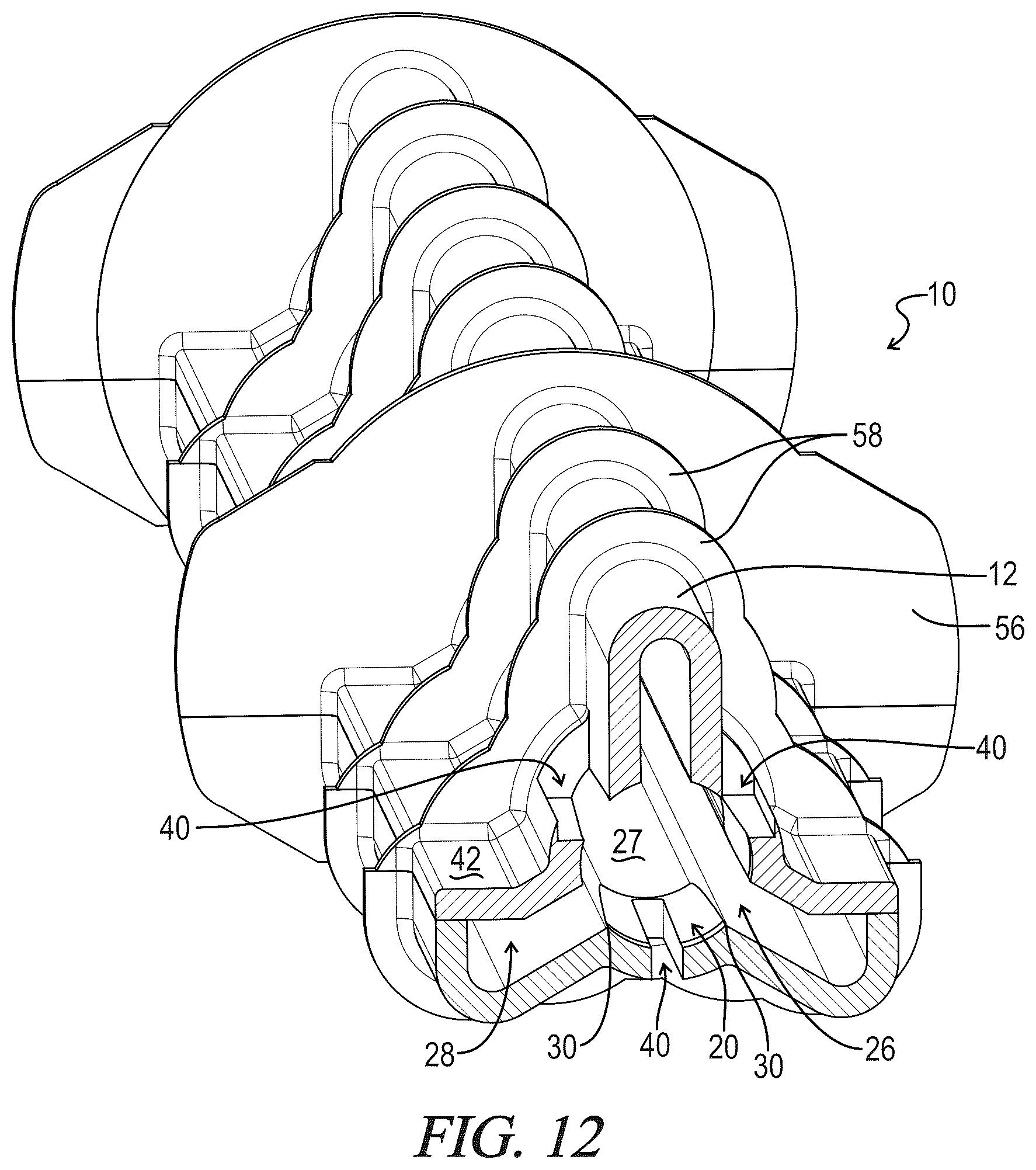 Patent US12460900 Figure 10 – Arrow stabilizer for archery airguns