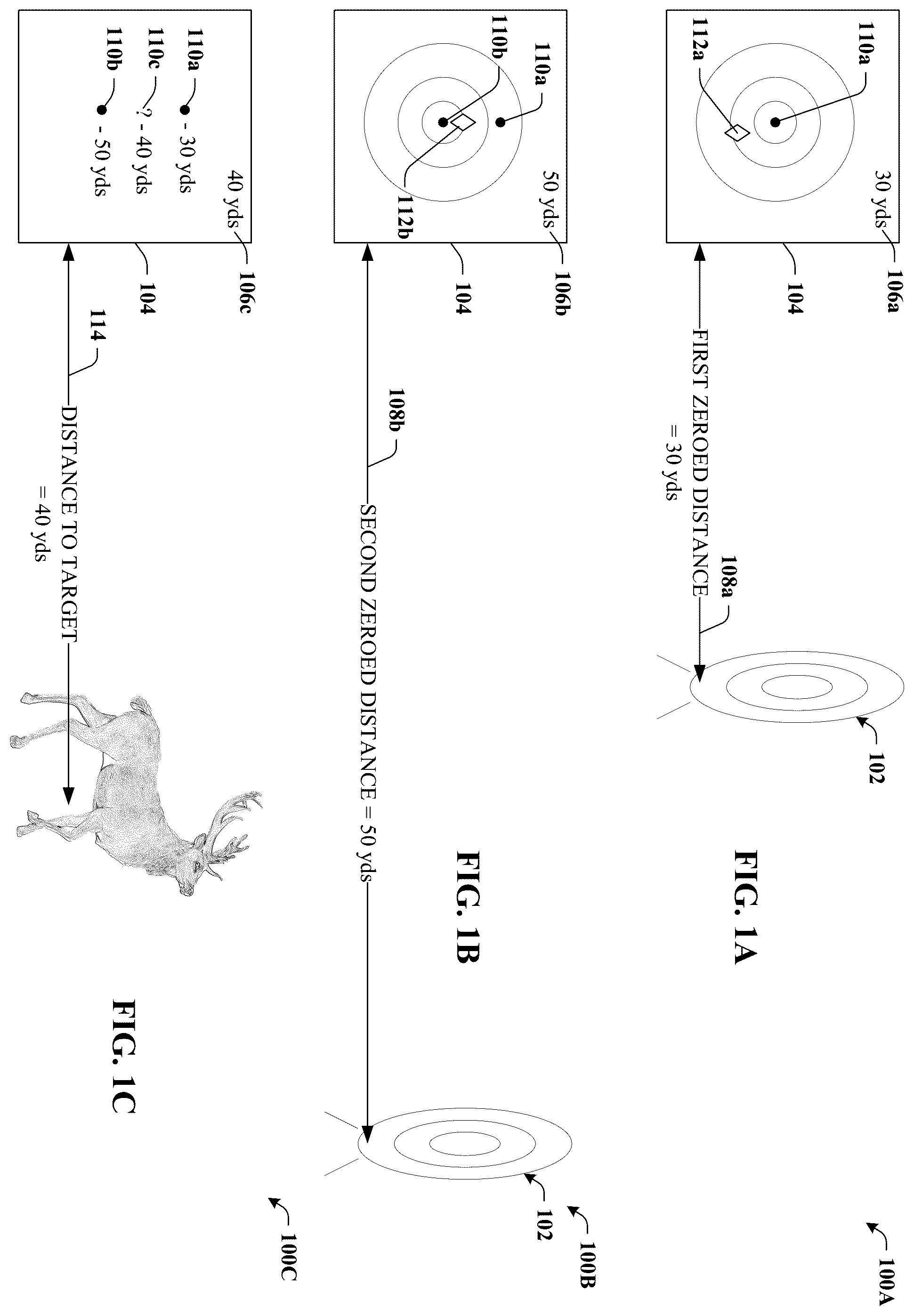 Patent US12460904 Figure 1 – Ballistic solutions based on parabola characteristics