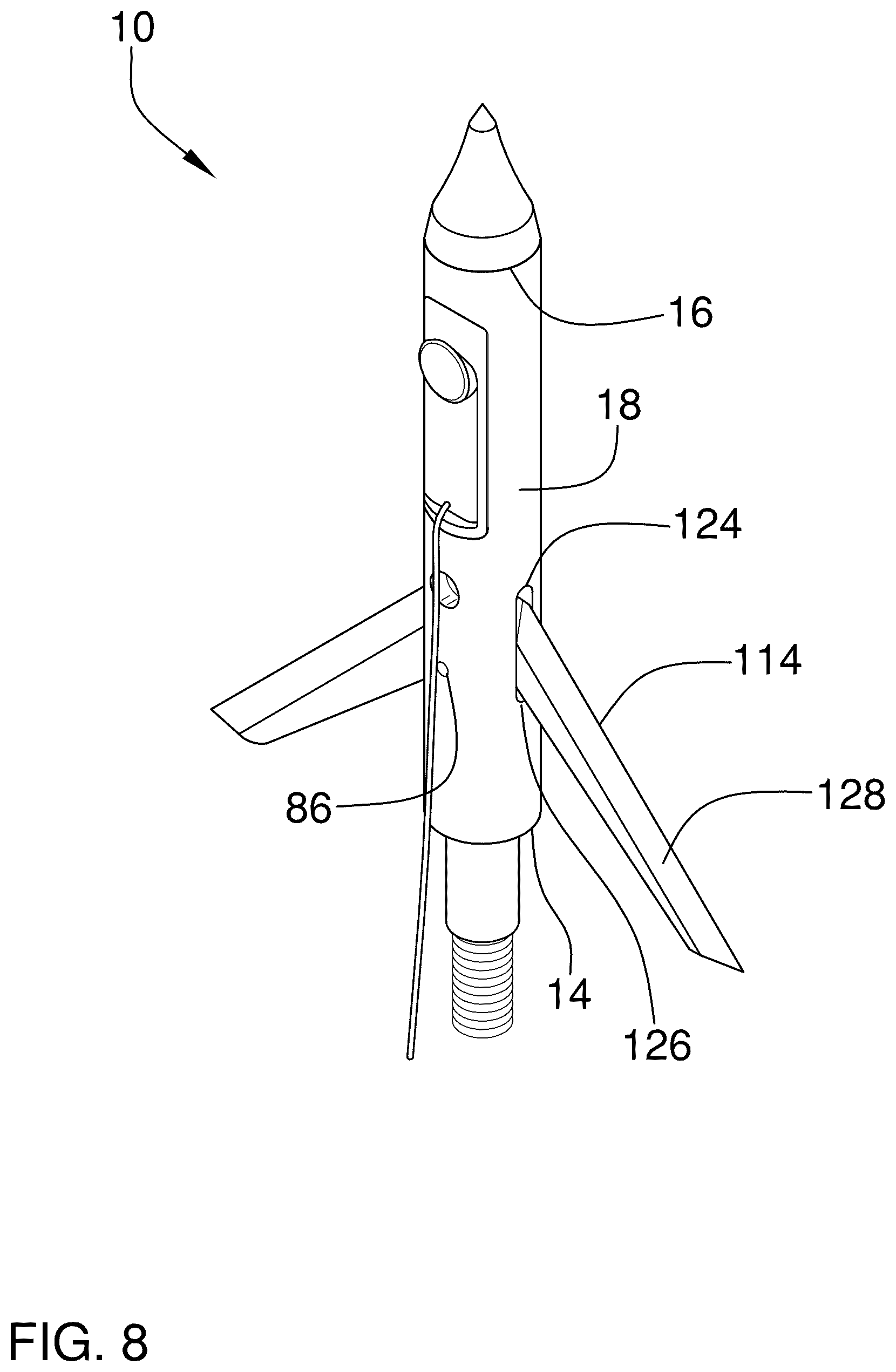 Patent US12460908 Figure 8 – Hunting game tracking system