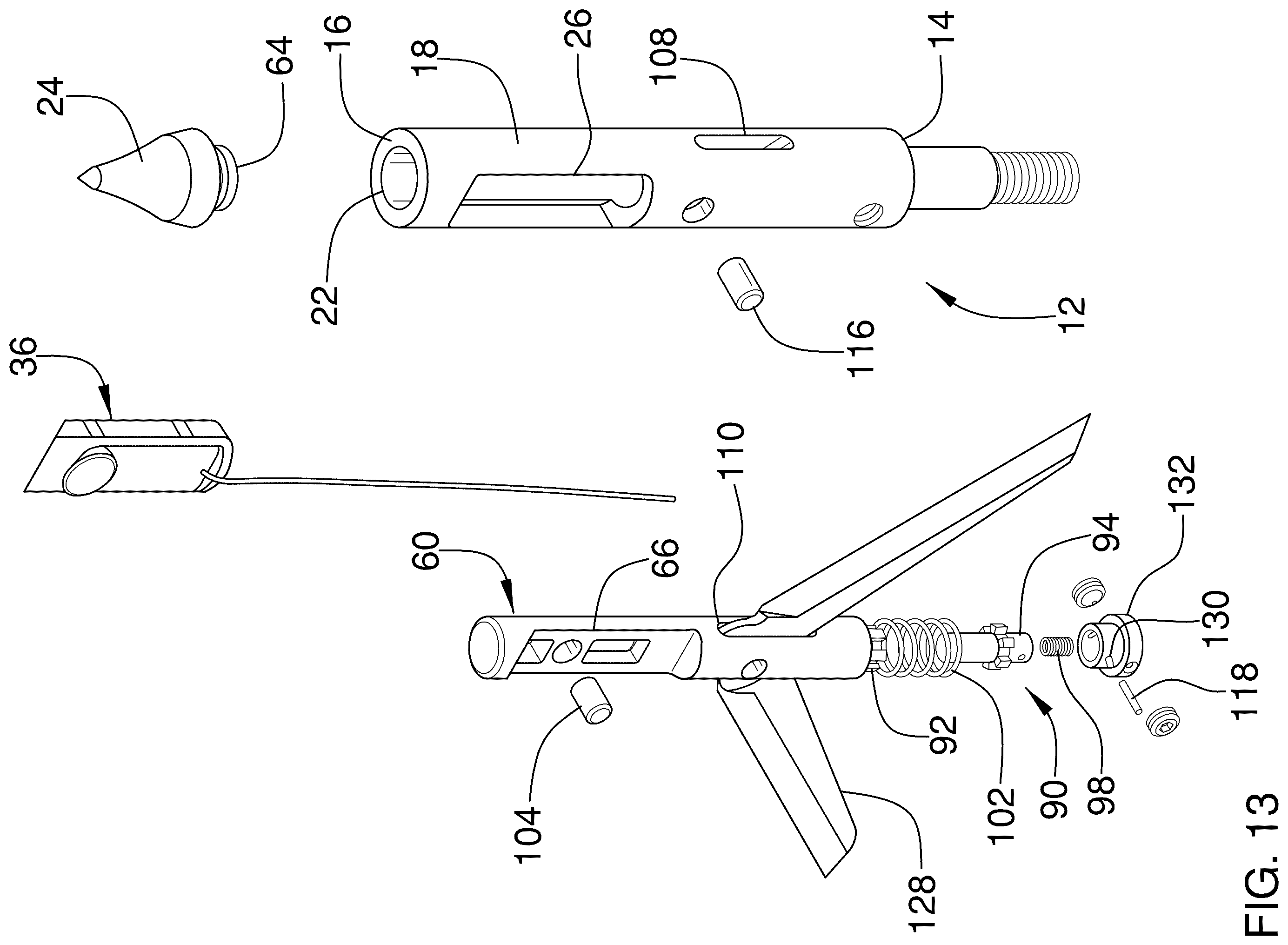 Patent US12460908 Figure 13 – Hunting game tracking system