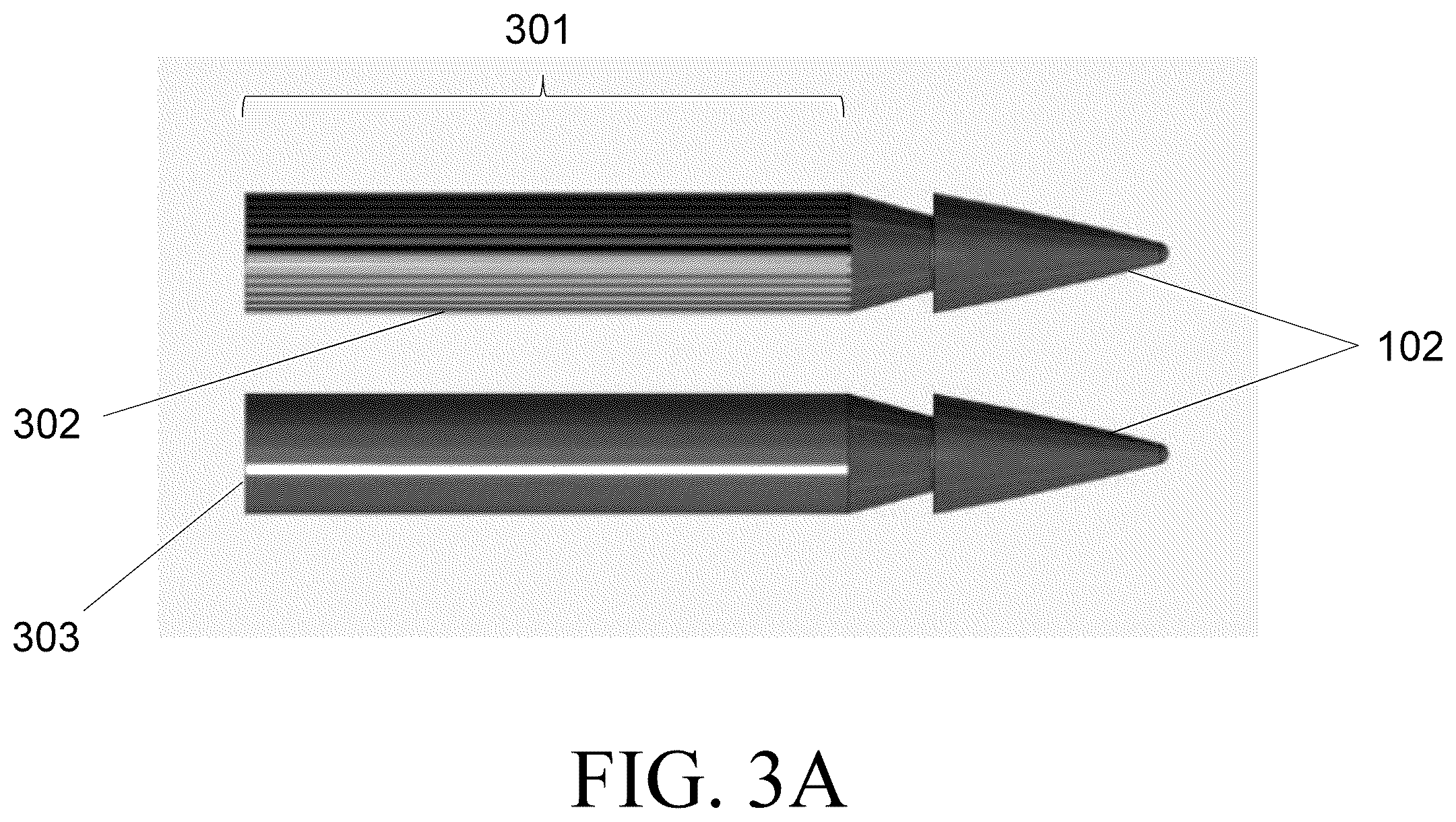 Patent US12460909 Figure 3 – Polymer jacked solid core projectile