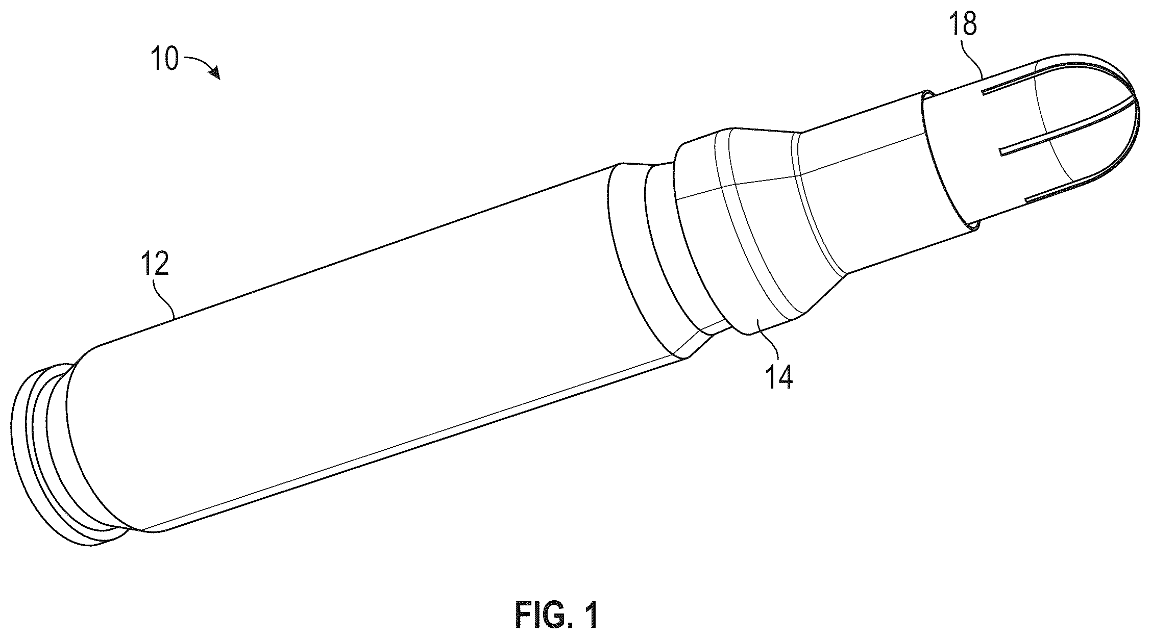 Patent US12460910 — Reduced energy marking cartridges providing a multi-phase firing cycle — Figure 1