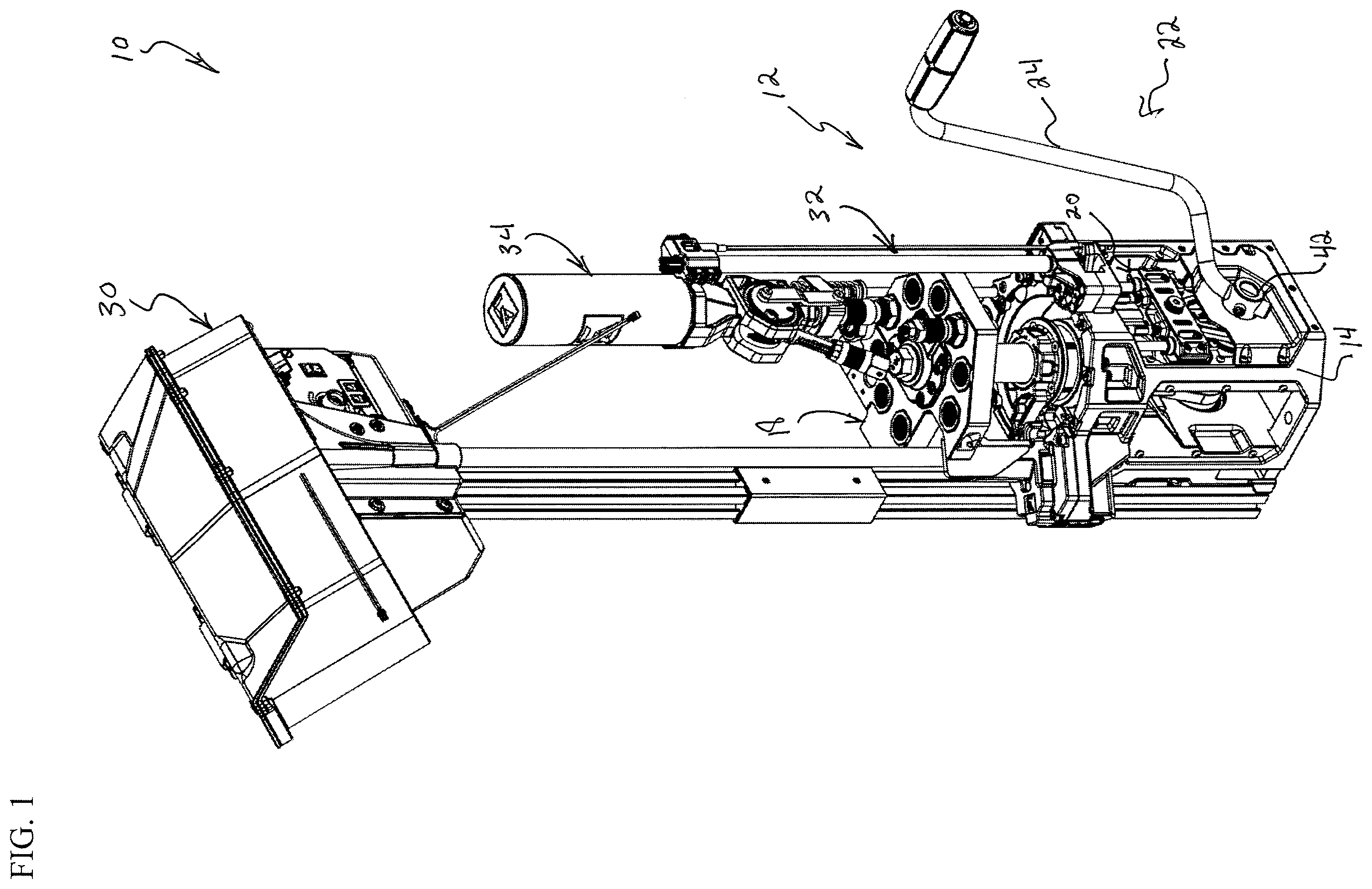 Patent US12460911 — Progressive ammunition press system — Figure 1