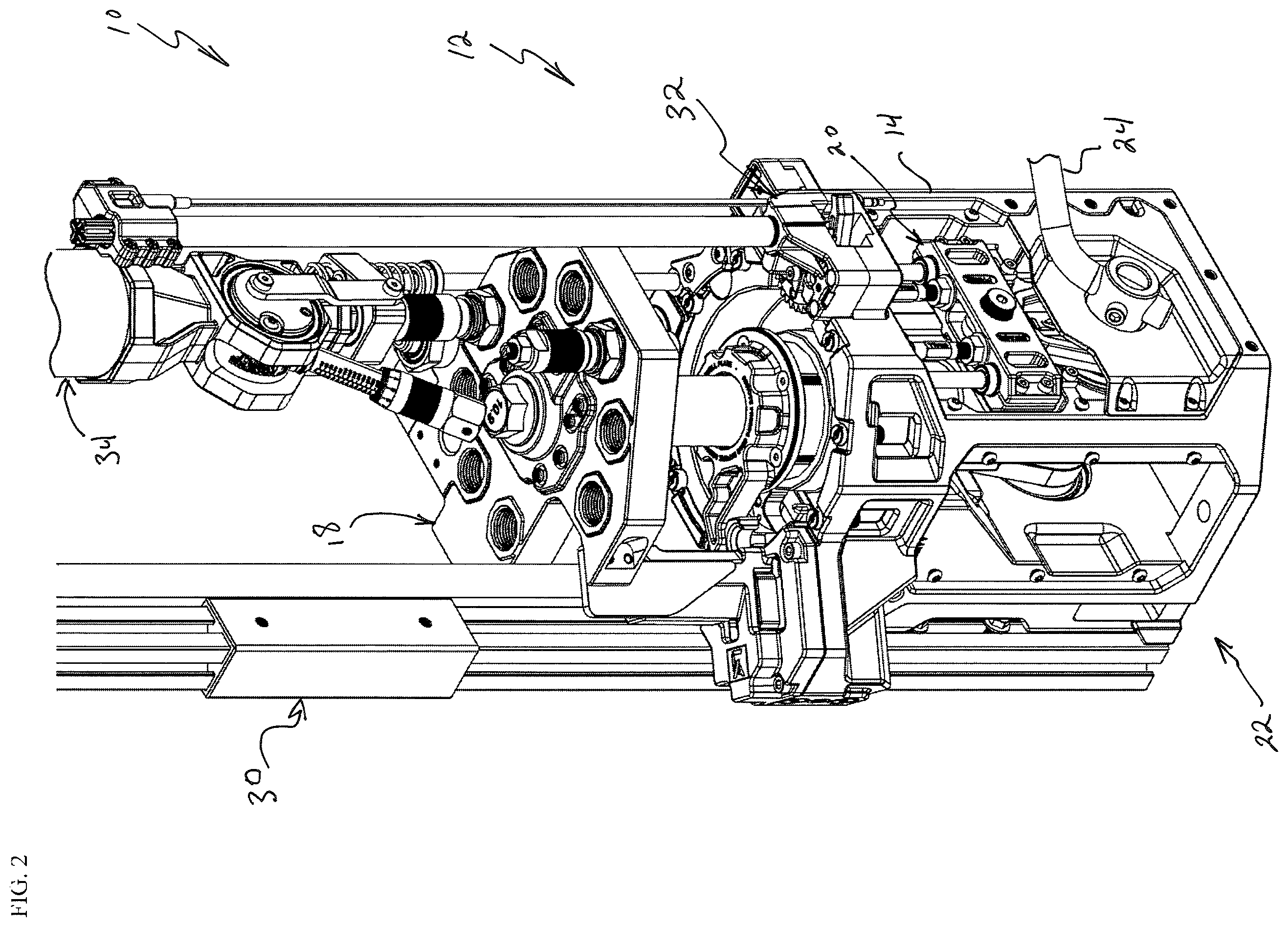Patent US12460911 Figure 2 – Progressive ammunition press system