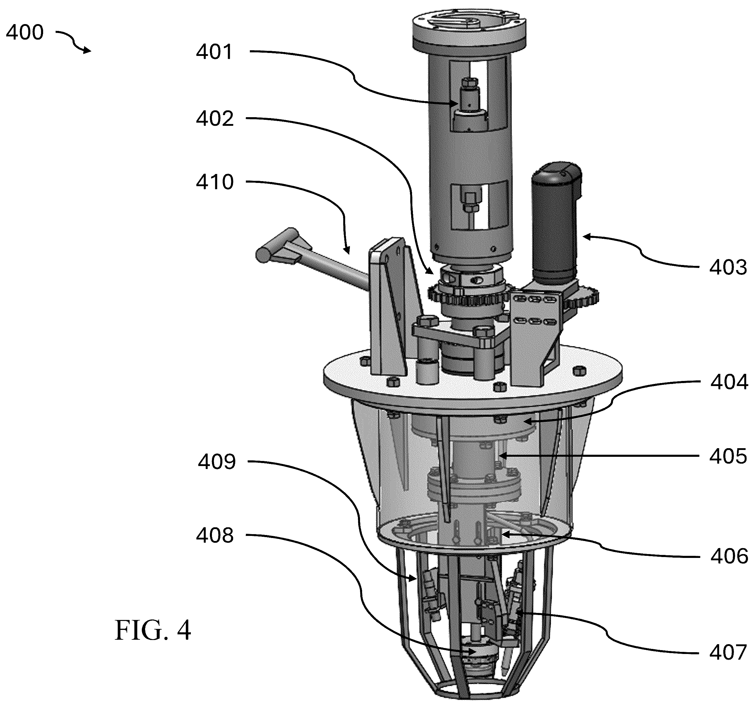 Patent US12460913 Figure 4 – Cut-and-capture systems for demilitarization of underwater munitions