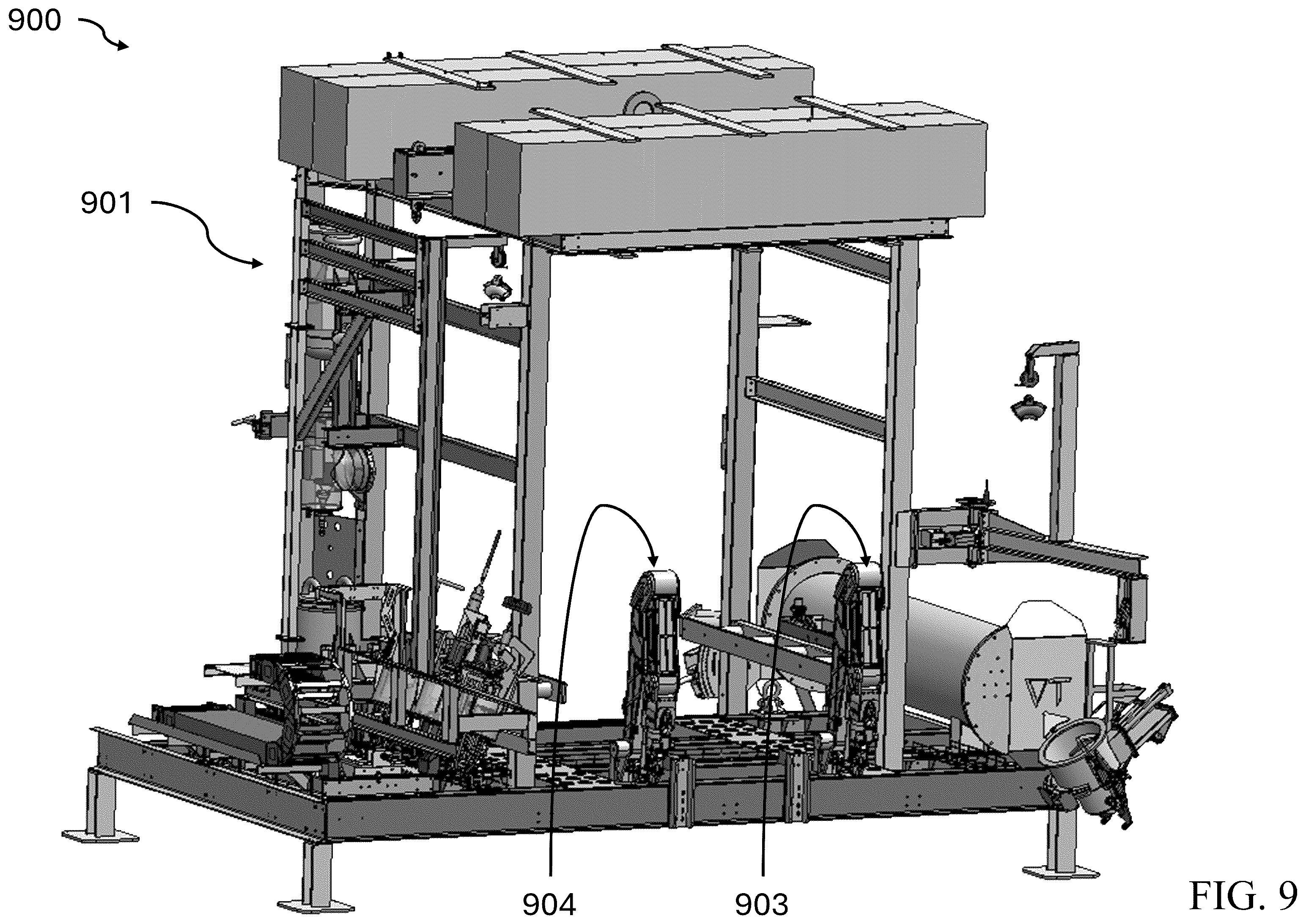 Patent US12460913 Figure 9 – Cut-and-capture systems for demilitarization of underwater munitions