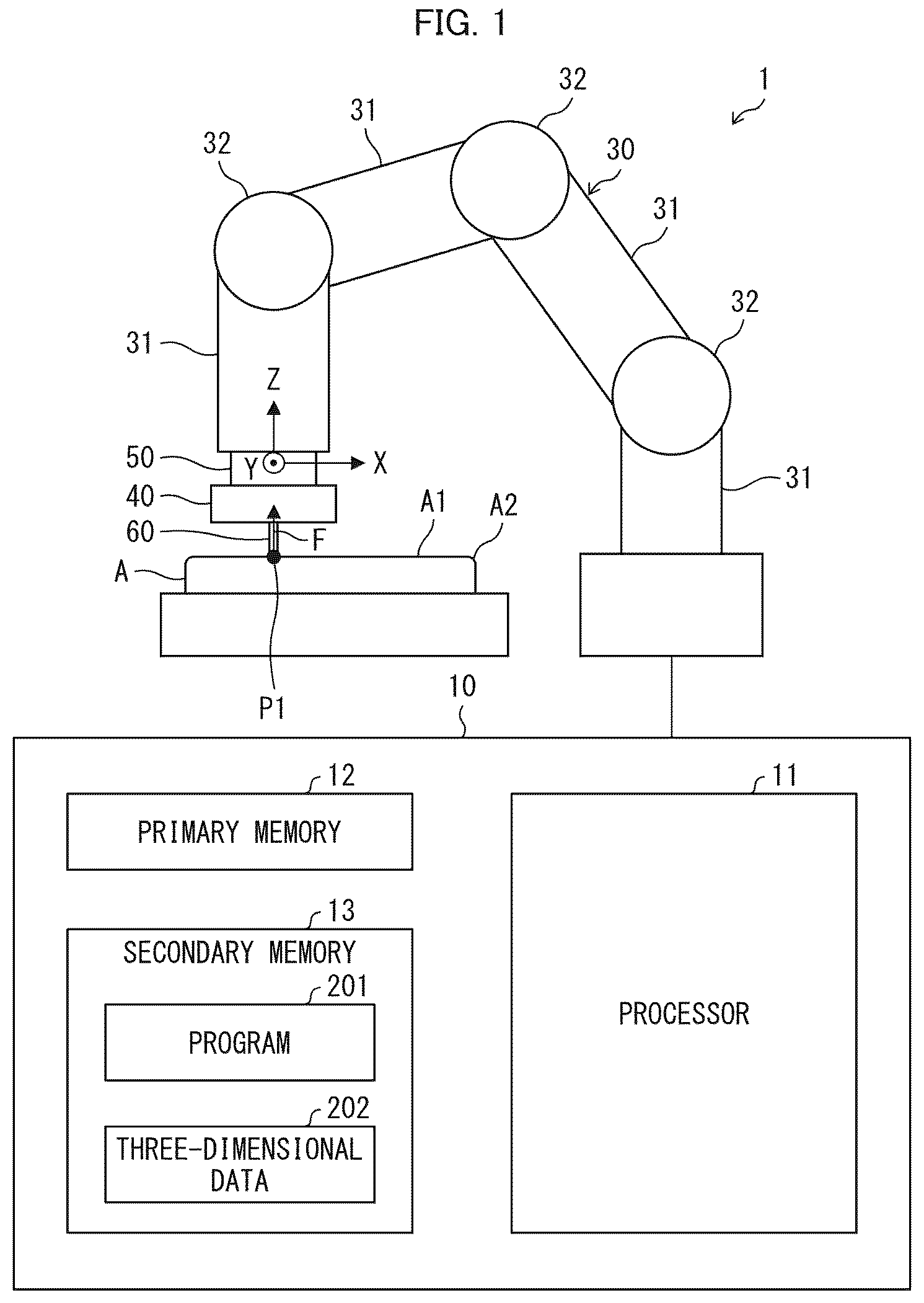 Patent US12460914 Figure 1 – Measurement system and checking method