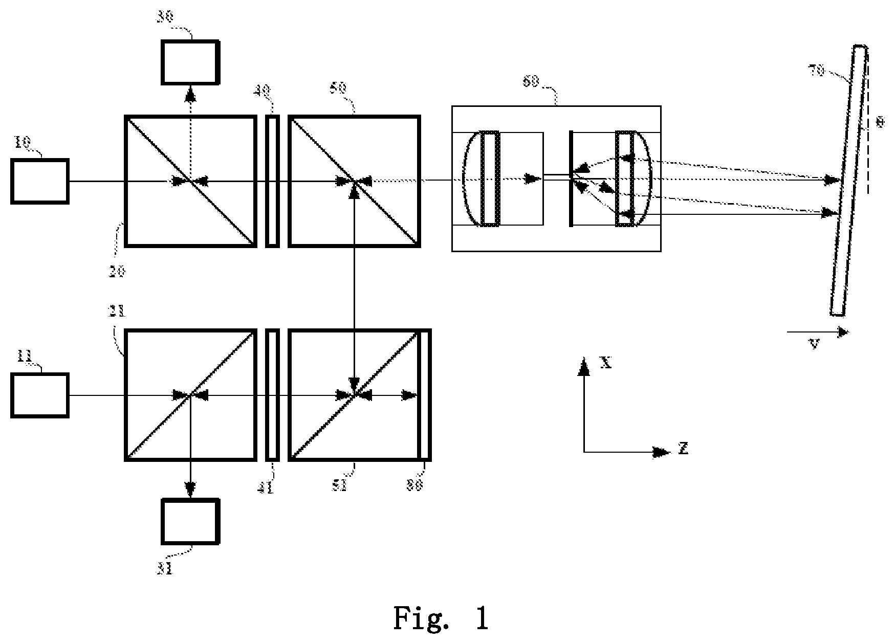 Patent US12460917 Figure 1 – Interferometer displacement measurement system and method