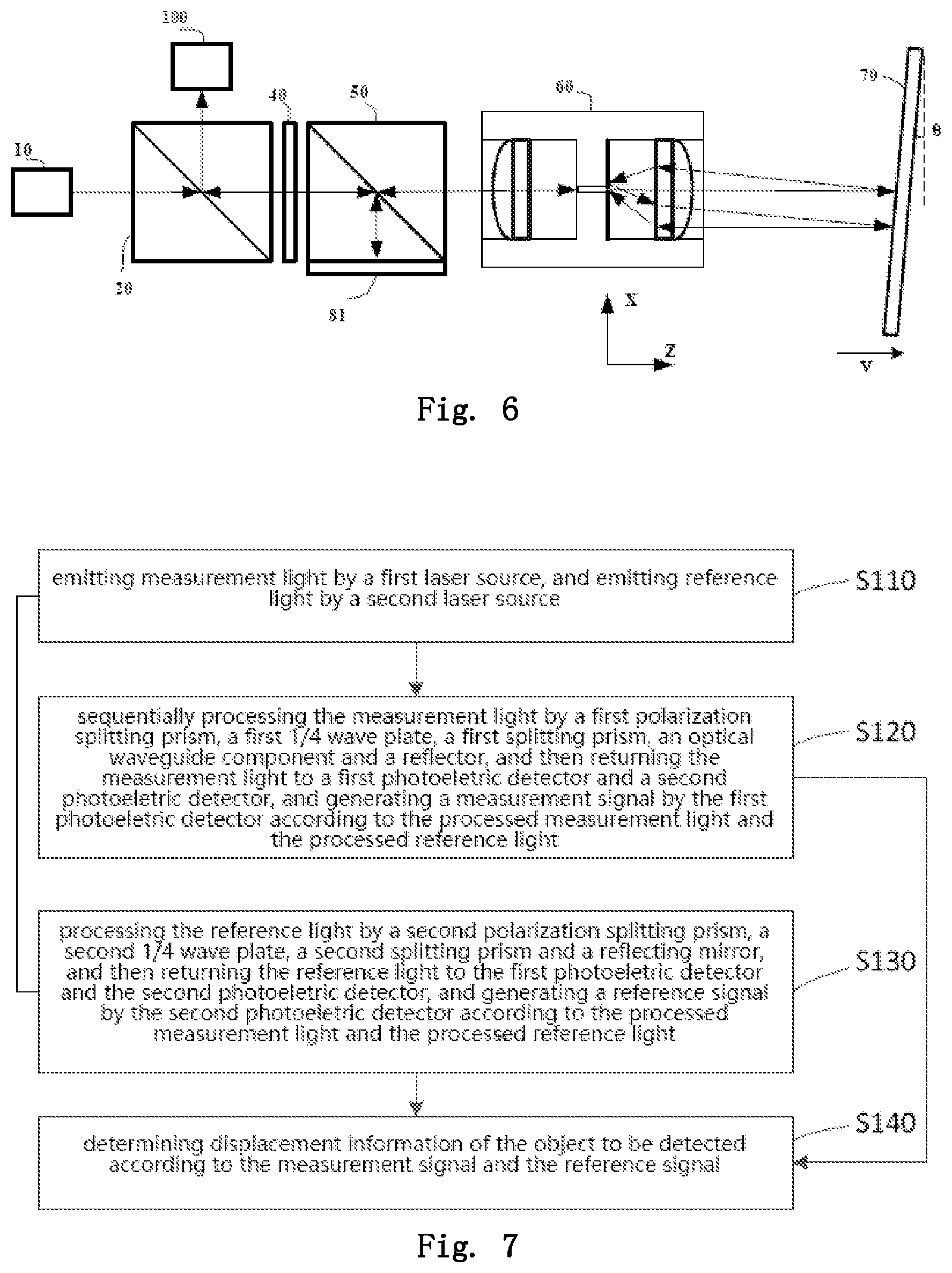 Patent US12460917 Figure 4 – Interferometer displacement measurement system and method