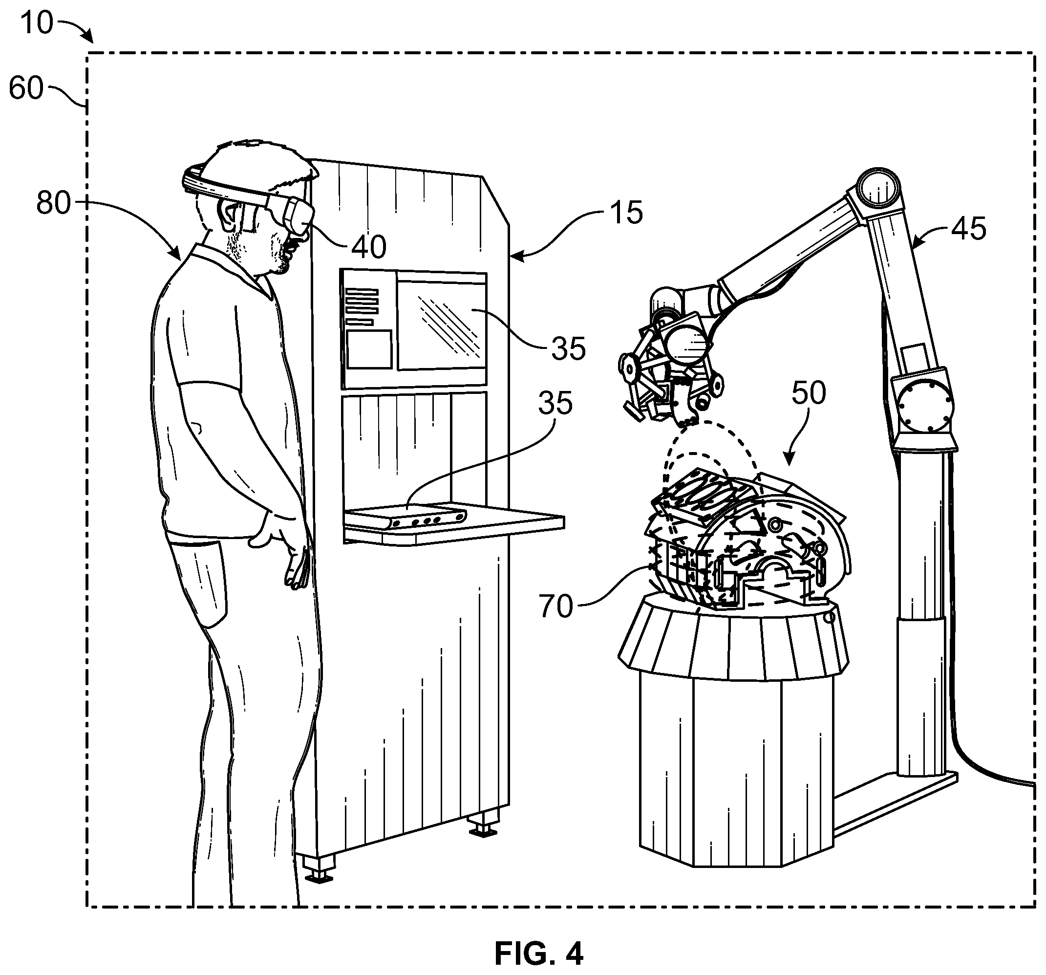 Patent US12460921 Figure 4 – Metrology 3D scanning system and method