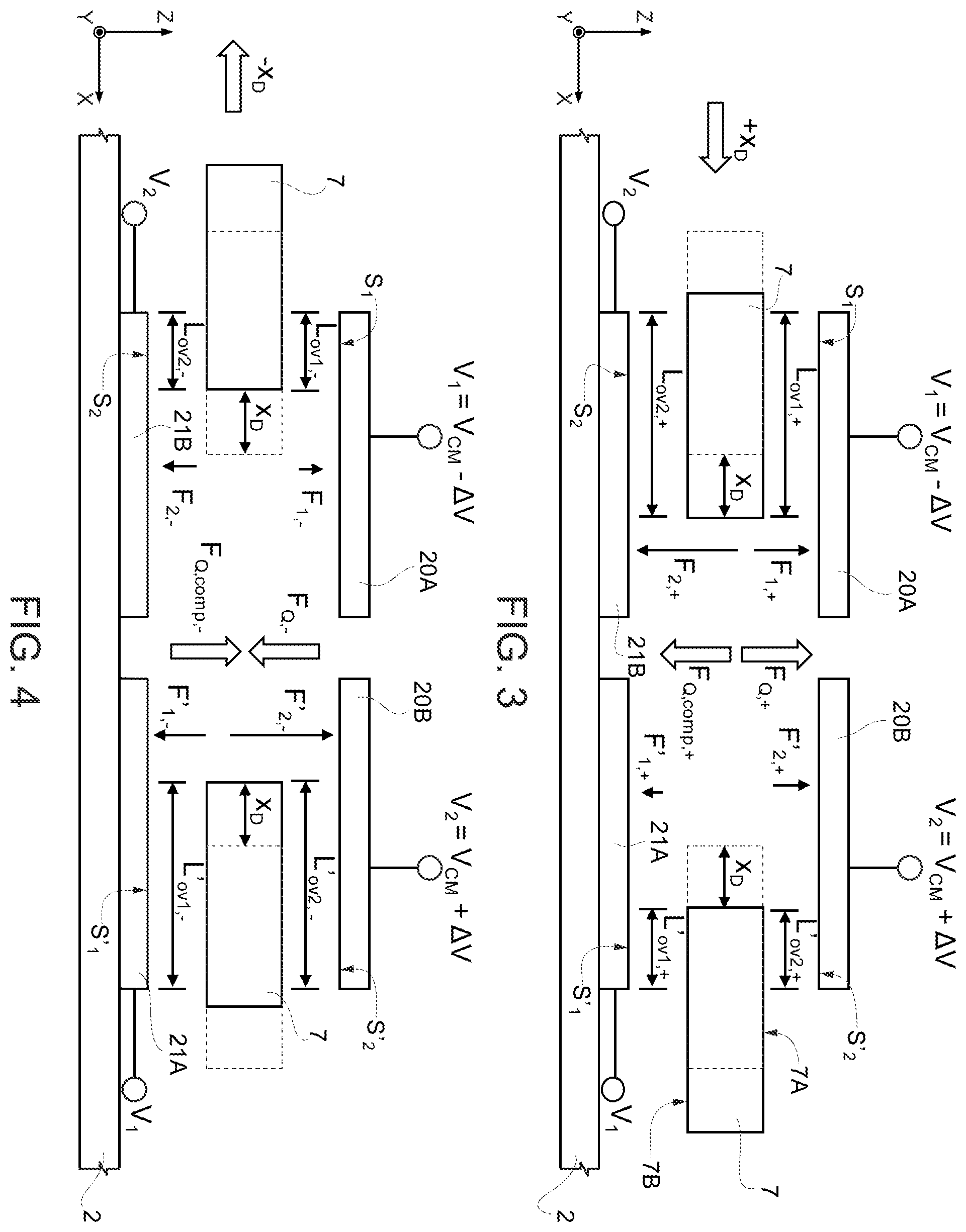 Patent US12460930 Figure 3 – MEMS gyroscope having quadrature compensation electrodes and method for compensating a quadrature error
