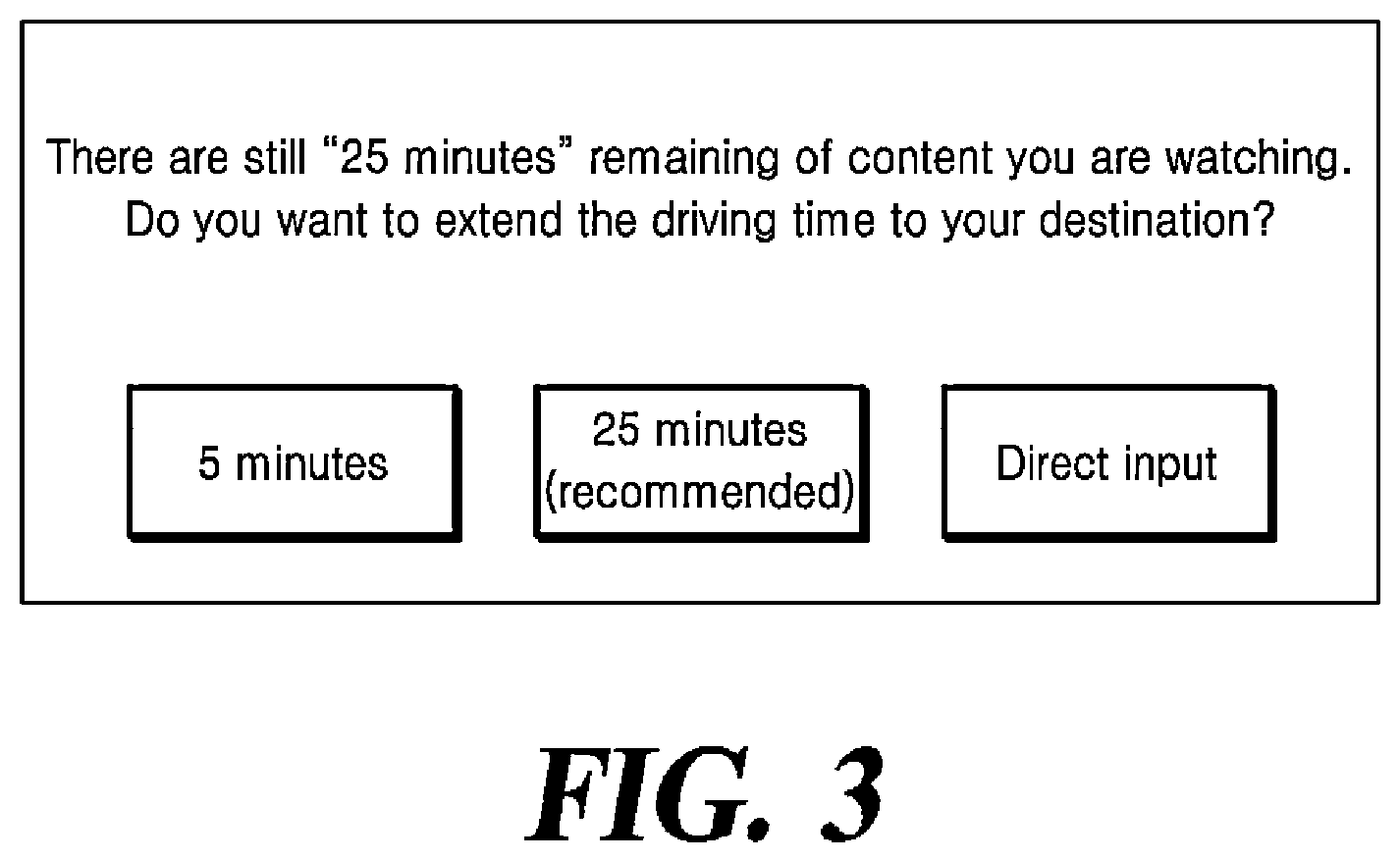 Patent US12460938 Figure 3 – Route providing method and apparatus for postponing arrival of a vehicle at a destination