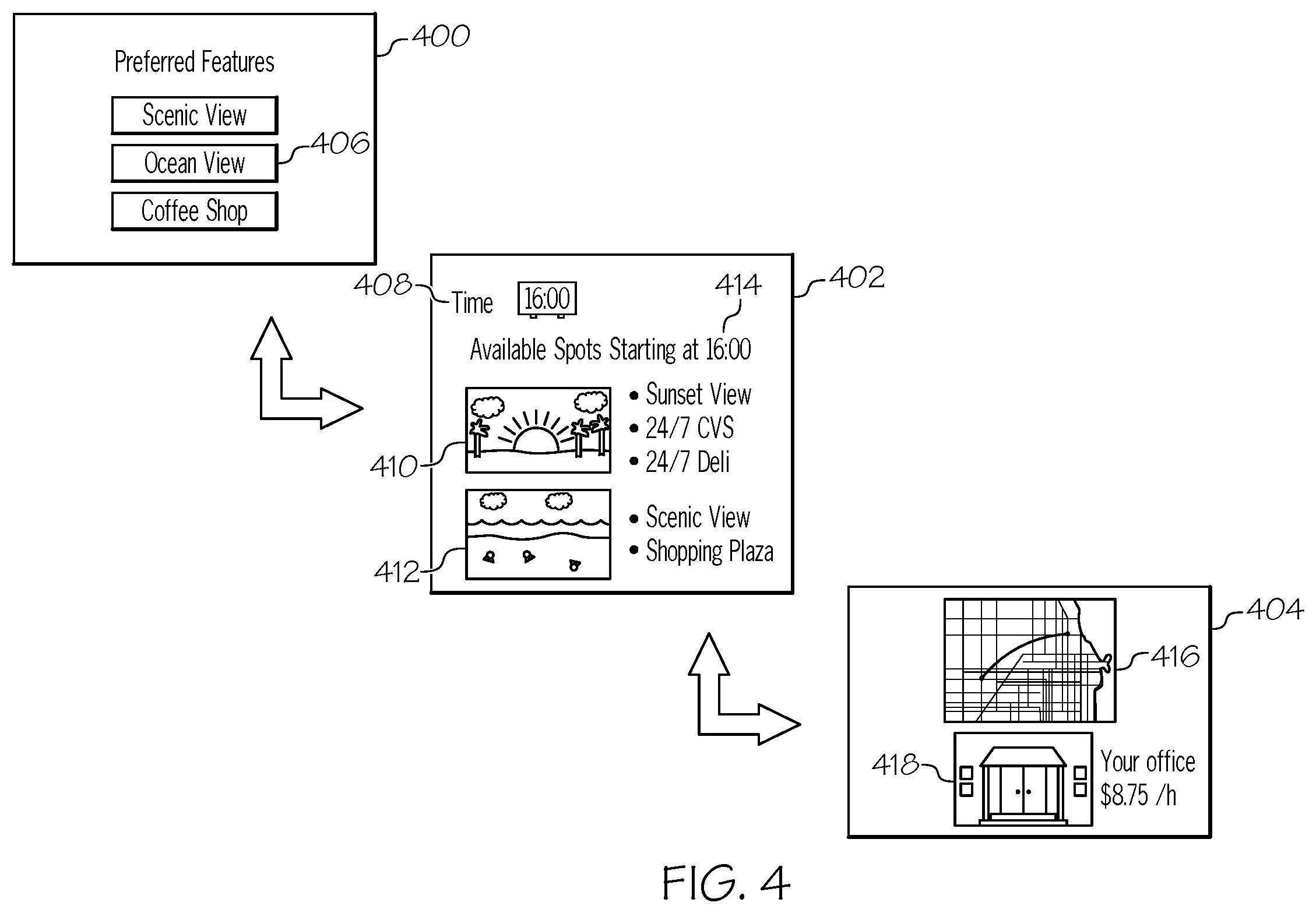 Patent US12460939 Figure 4 – Systems and methods for vacant property identification and display