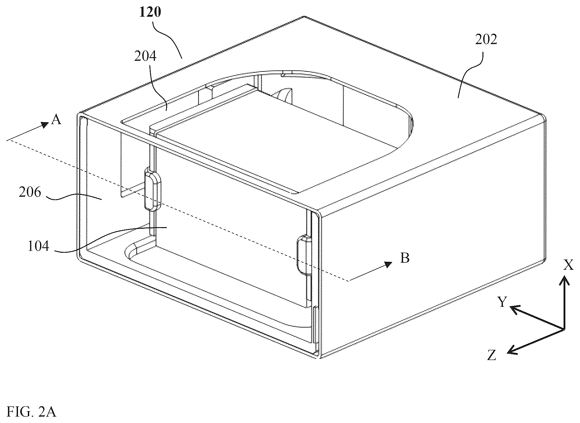 Patent US12460946 Figure 3 – Optical-path folding-element with an extended two degree of freedom rotation range