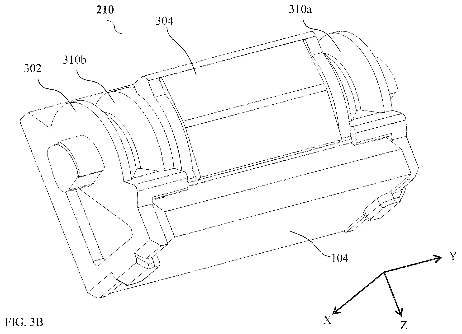 Patent US12460946 Figure 5 – Optical-path folding-element with an extended two degree of freedom rotation range
