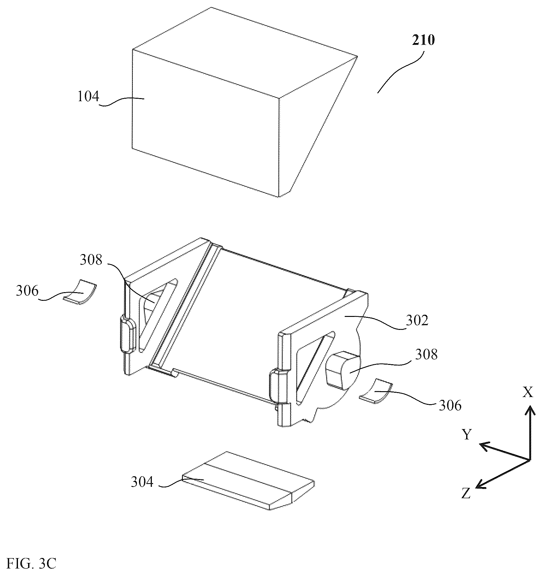 Patent US12460946 Figure 6 – Optical-path folding-element with an extended two degree of freedom rotation range