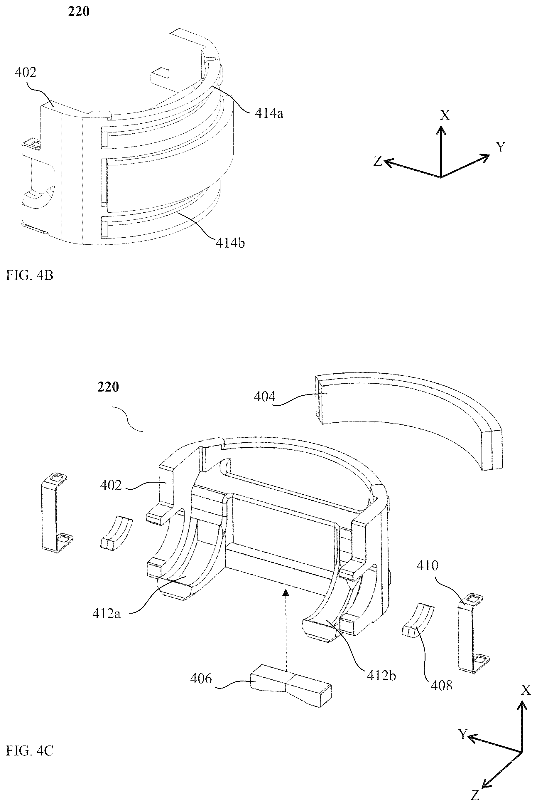 Patent US12460946 Figure 8 – Optical-path folding-element with an extended two degree of freedom rotation range