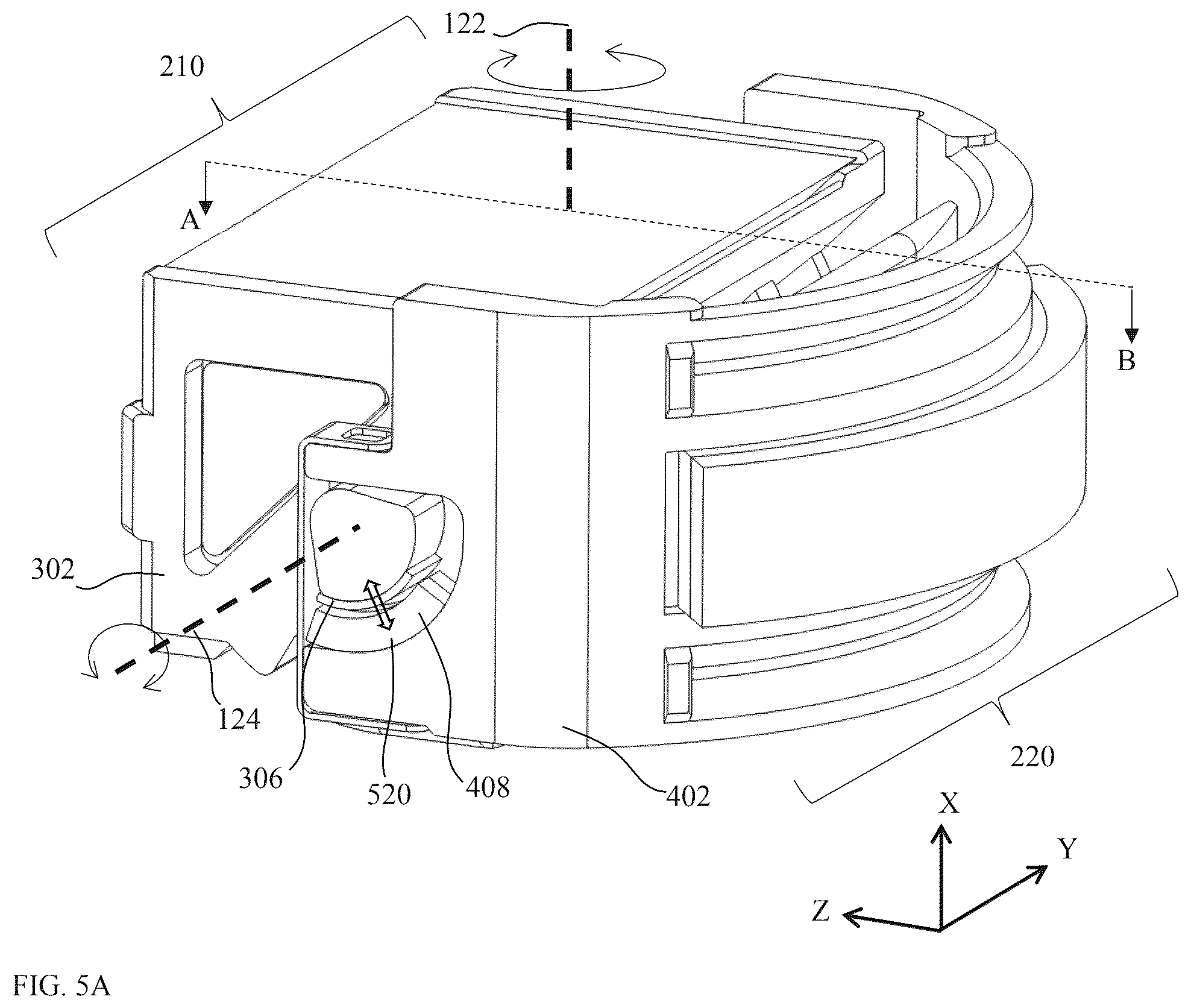 Patent US12460946 Figure 9 – Optical-path folding-element with an extended two degree of freedom rotation range