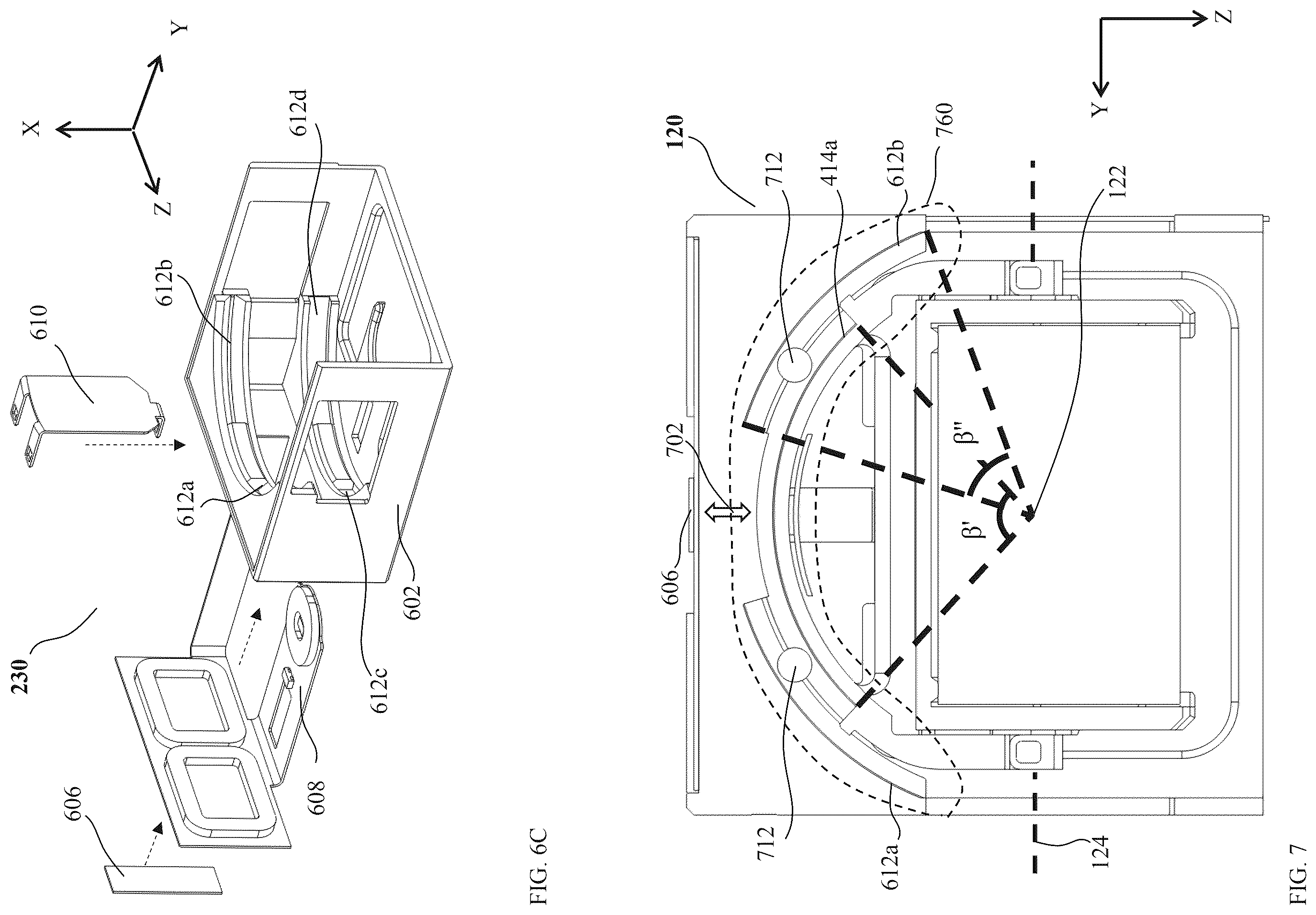 Patent US12460946 Figure 12 – Optical-path folding-element with an extended two degree of freedom rotation range