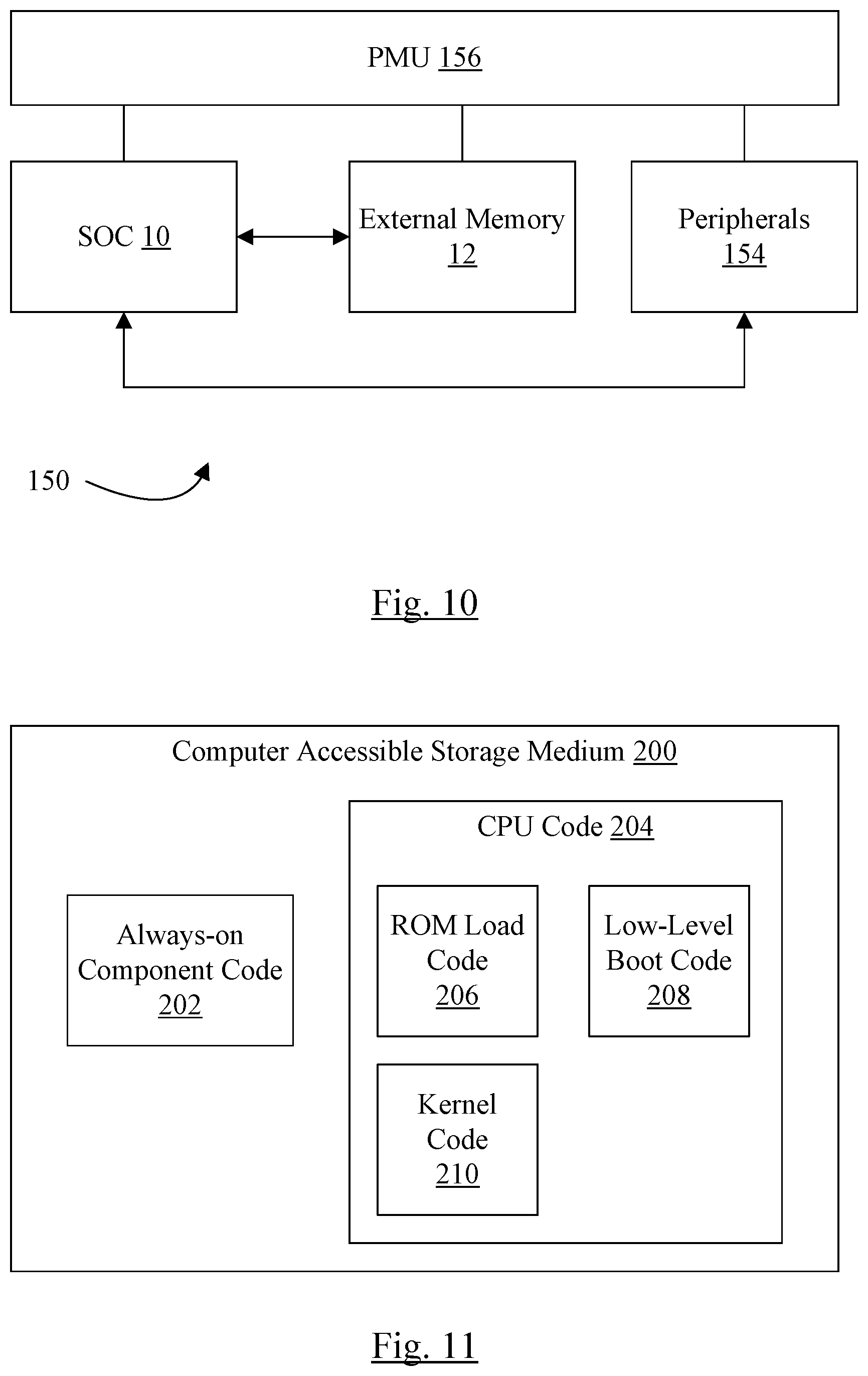 Patent US12460950 Figure 10 – System on a chip with always-on processor