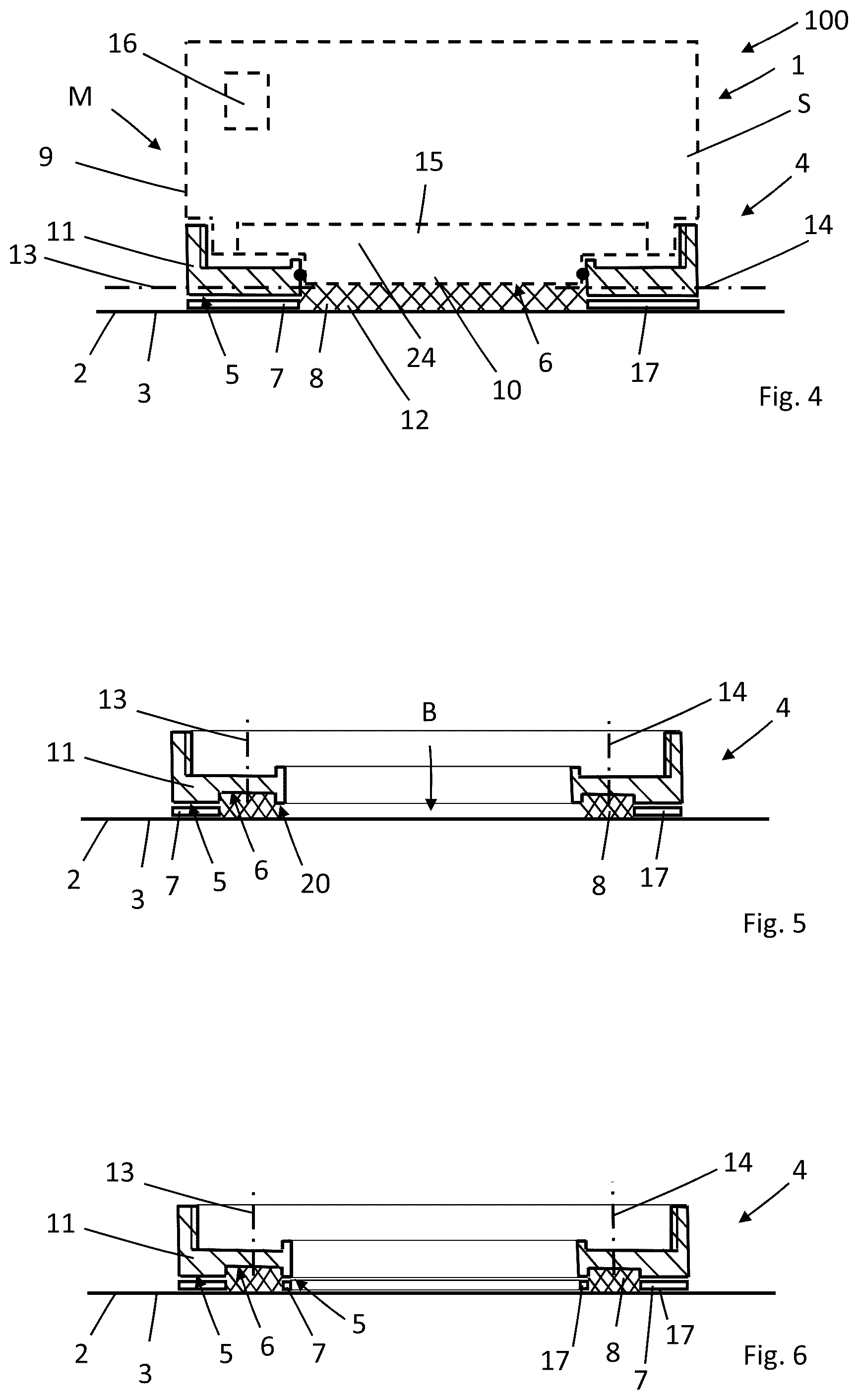 Patent US12460960 Figure 2 – Measuring device, attachment system, measuring assembly and method