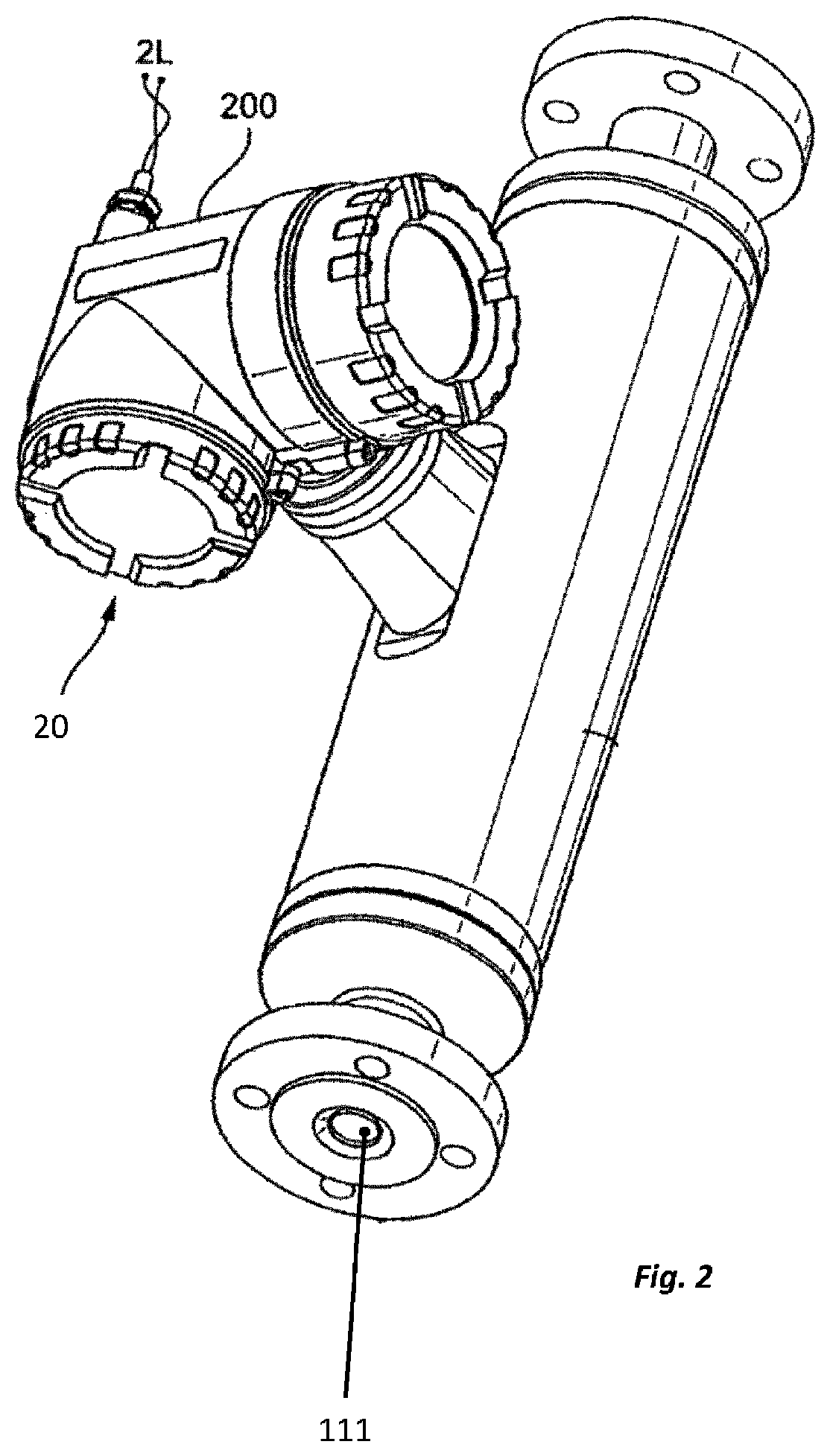 Patent US12460974 Figure 2 – Method for ascertaining the temperature of a substance to be measured, and measuring system for this purpose