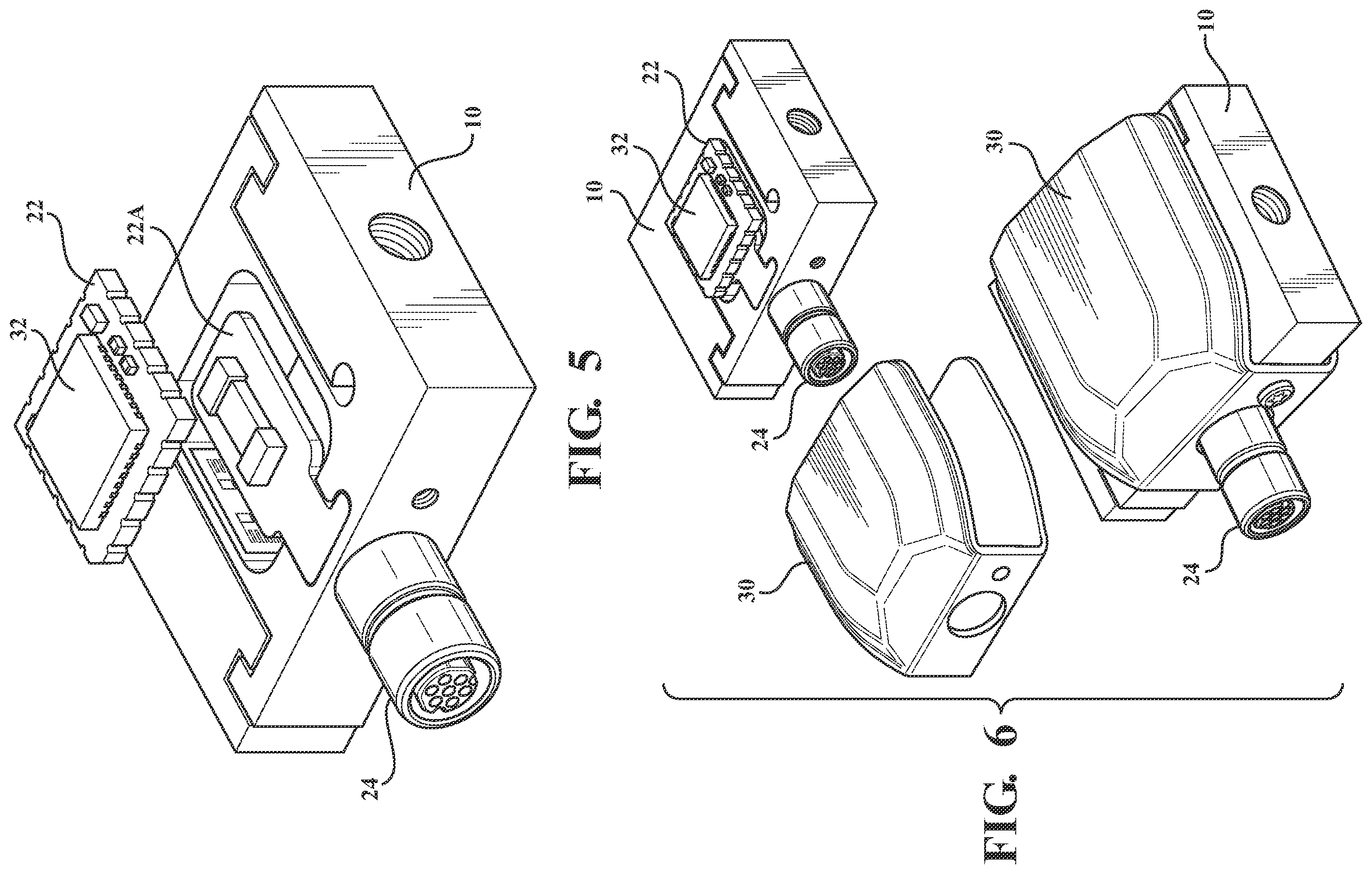 Patent US12460978 Figure 4 – Force transducer with printed circuit board