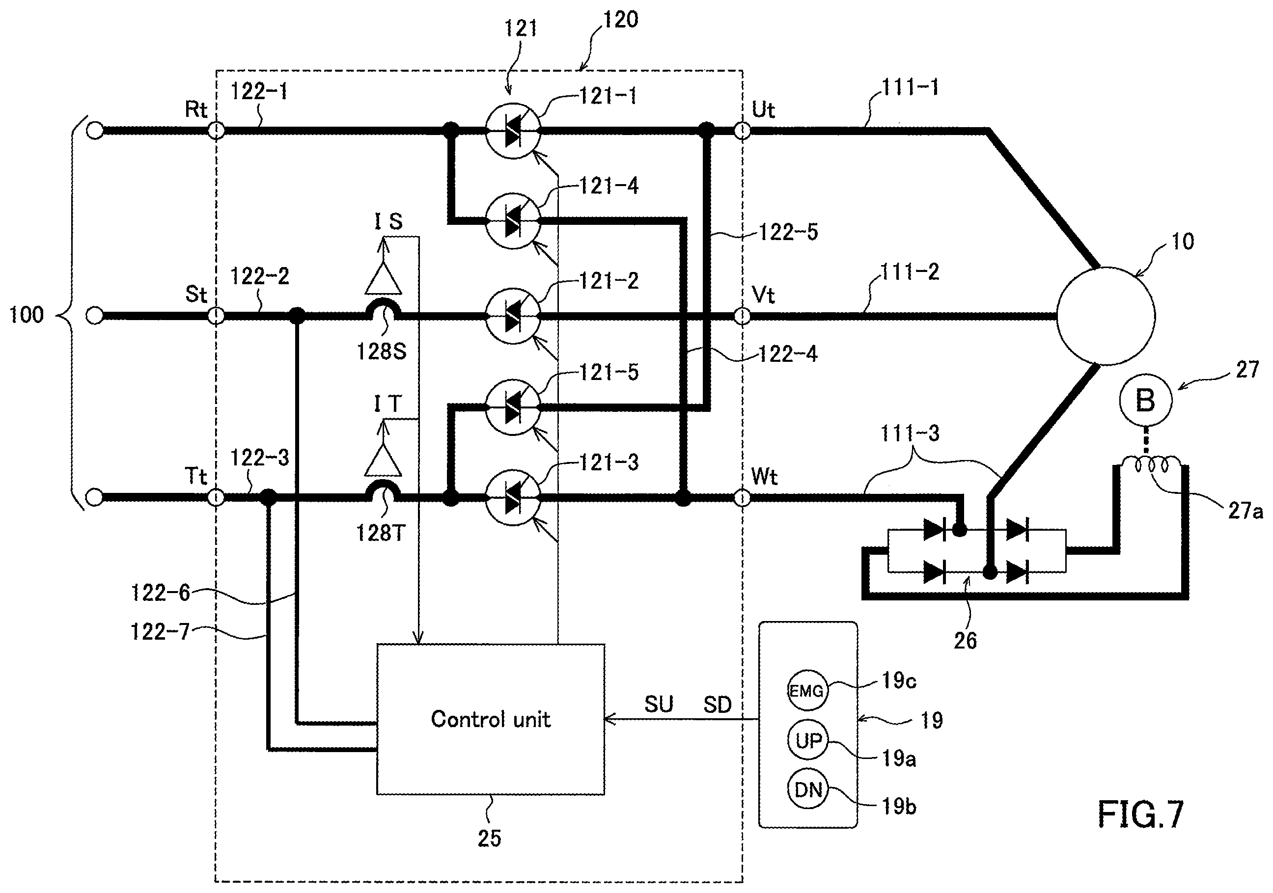 Patent US12460980 Figure 4 – Upper and lower limit detecting apparatus and method for electric chain block